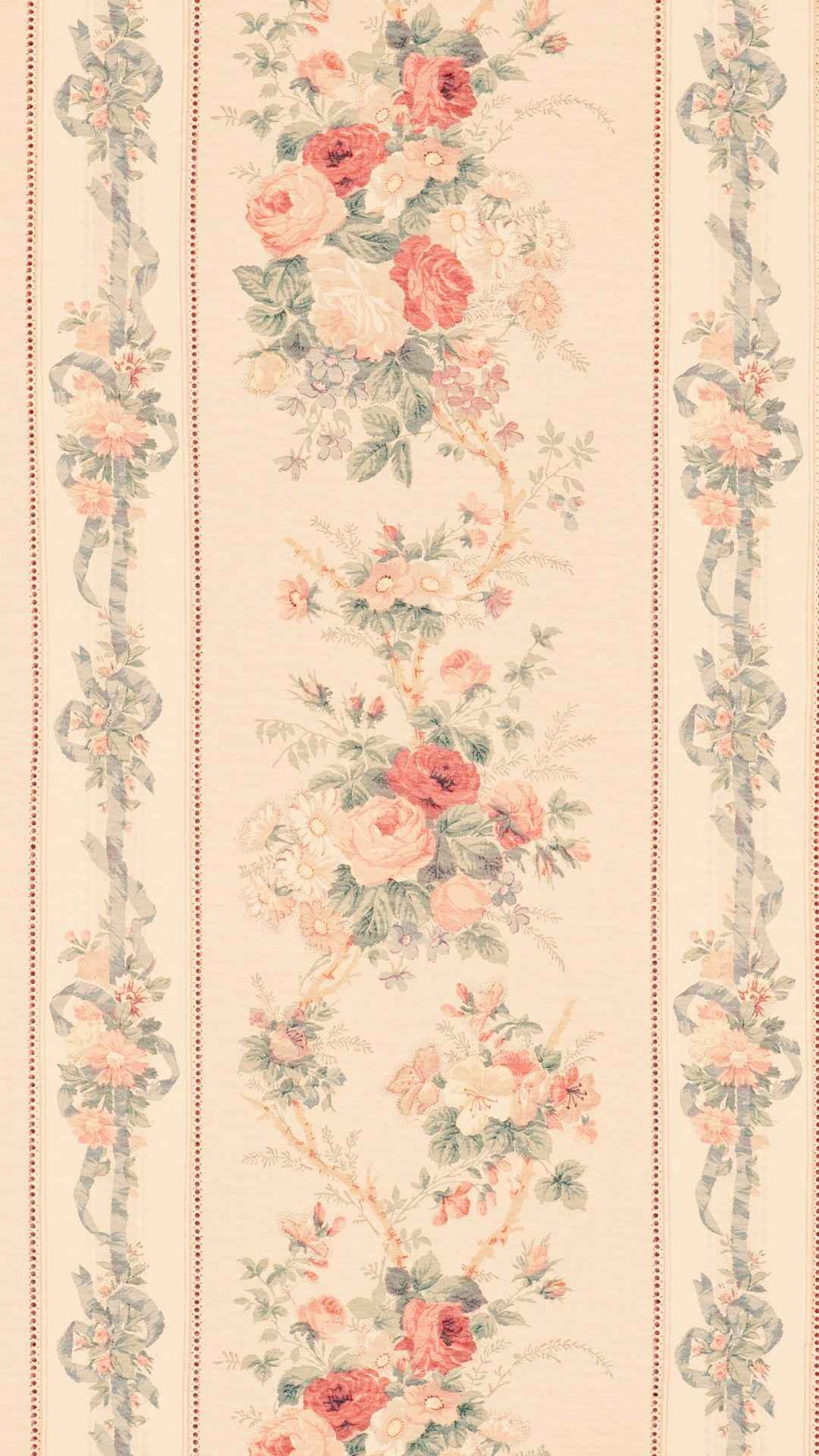 Vintage Floral Paper Phone Wallpapers | Set of 25
