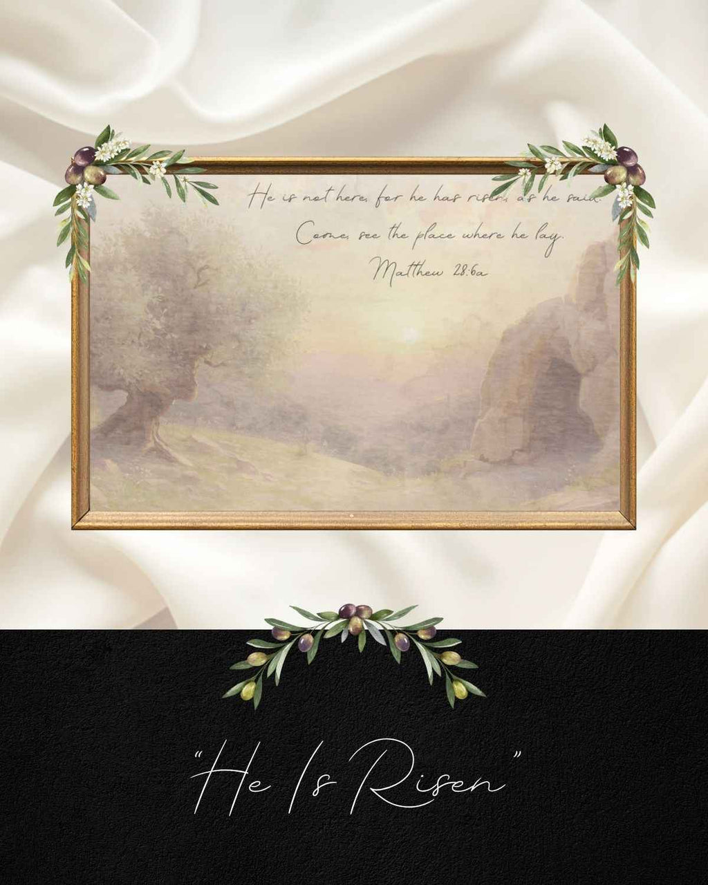 "He Is Risen" | Digital Print