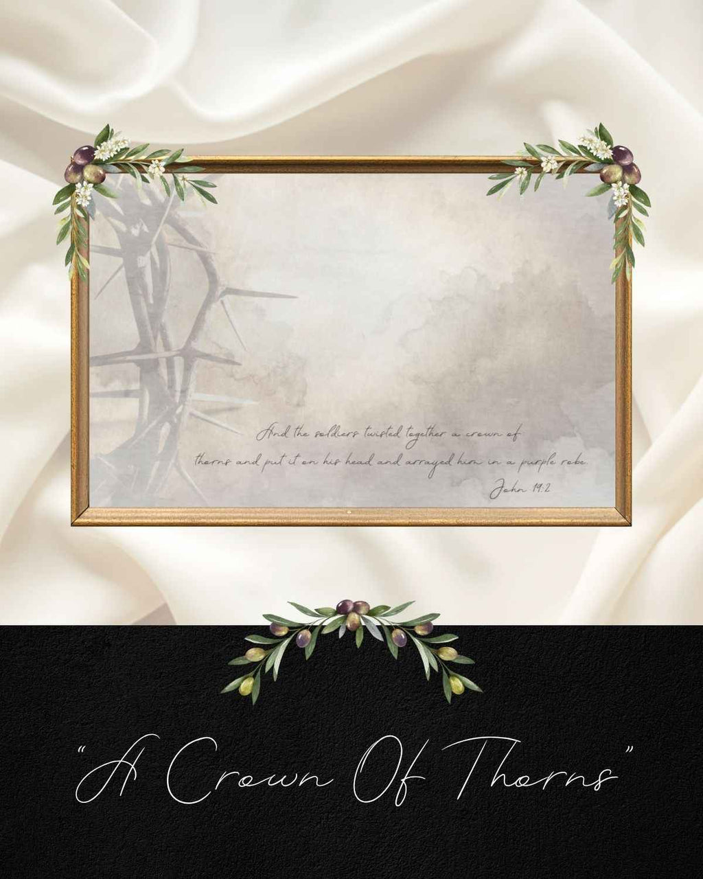 "A Crown Of Thorns" | Digital Print