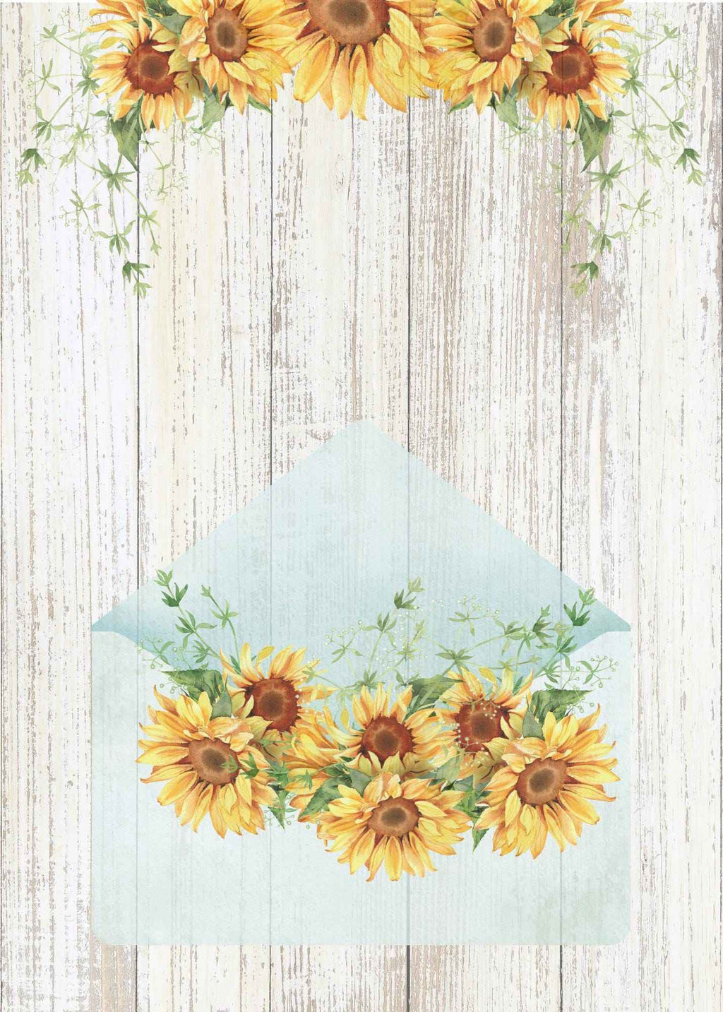 Watercolor Sunflower Collection | Printable Wall Art