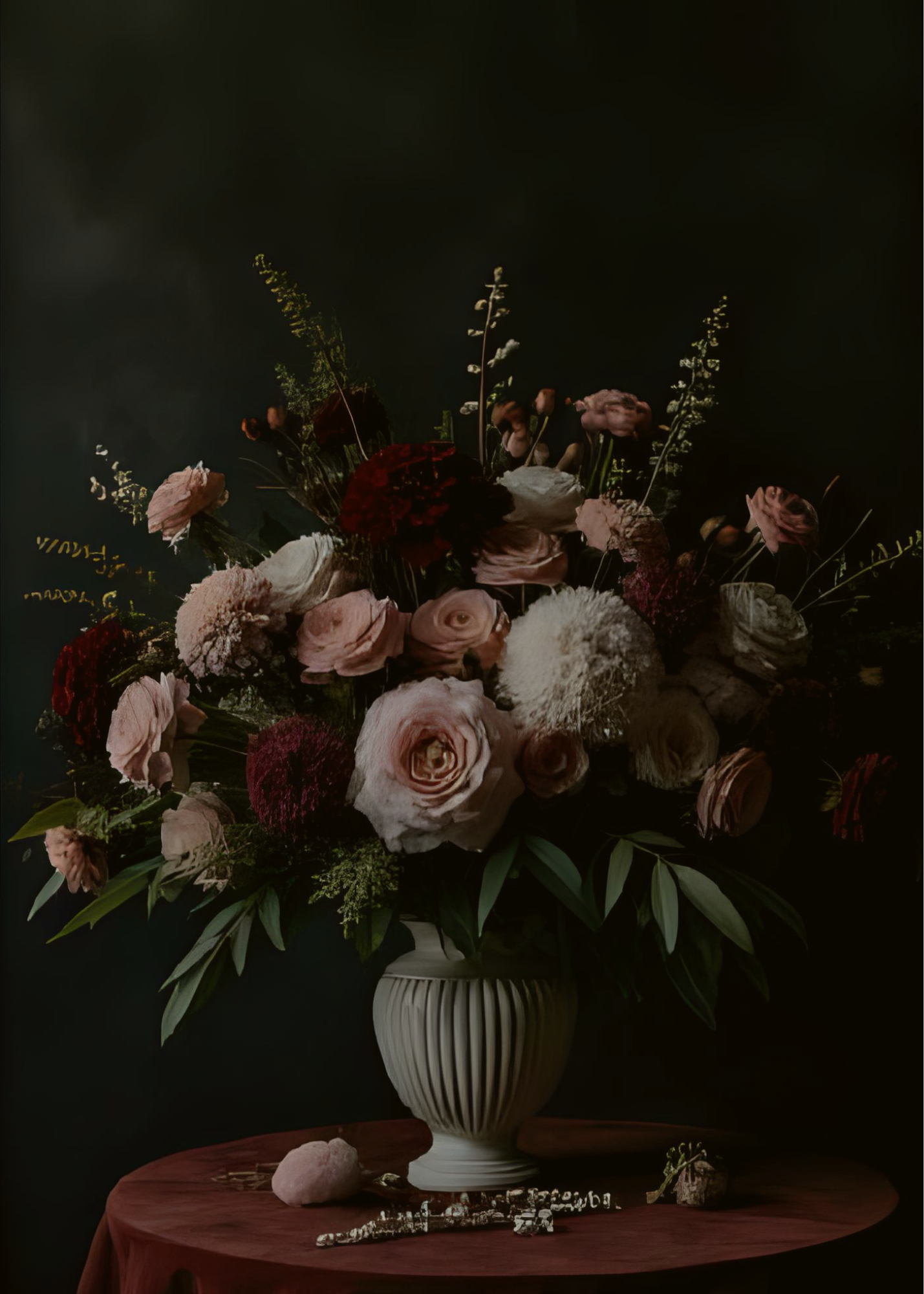 Vintage Floral Arrangement Gallery | Set of 7 | Multiple Aspect Ratios including 5x7, Moody Floral Bouquet Wall Art, Vintage Printable, Digital Vintage Floral Artwork, Moody Still-Life Flower Bouquet