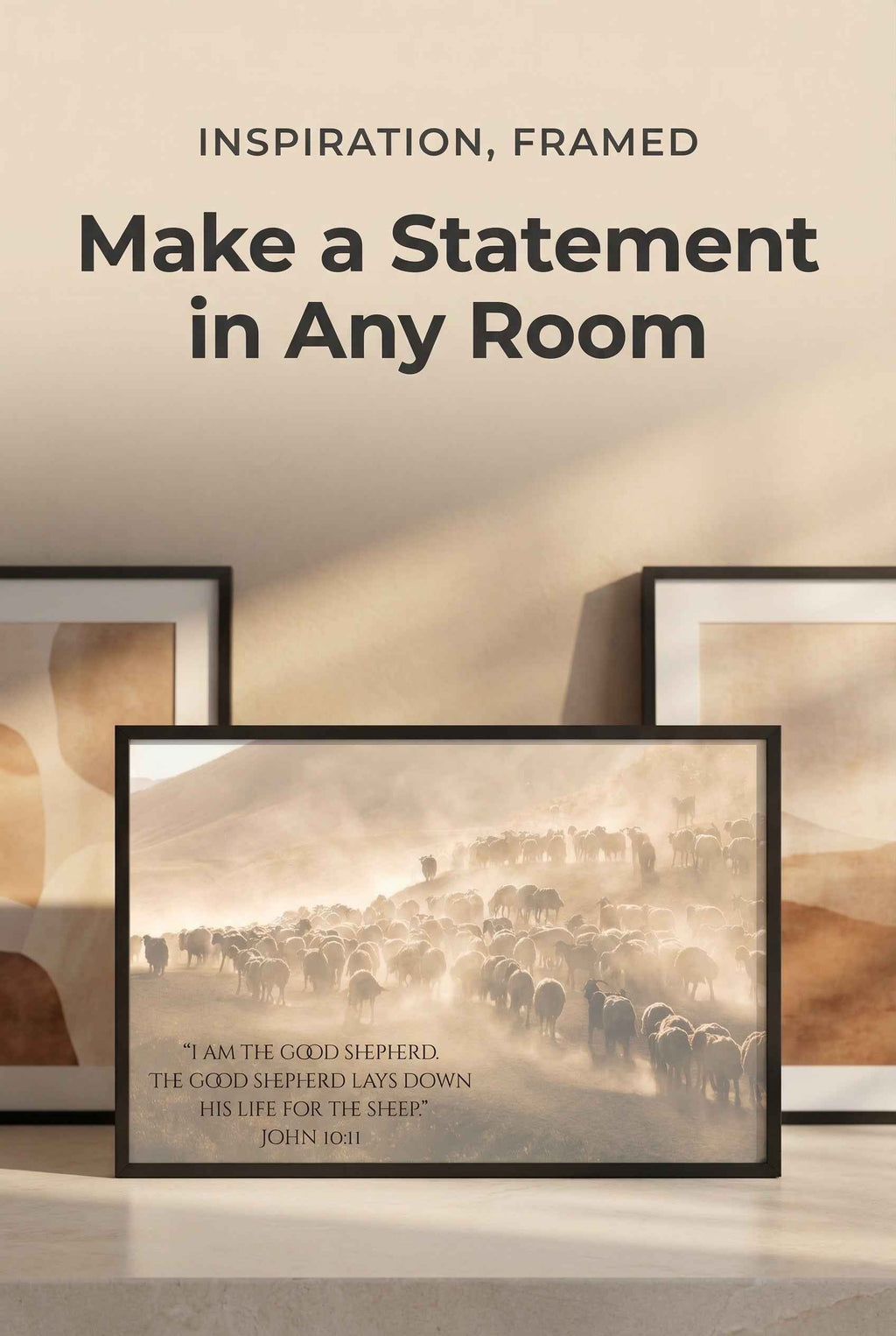 Framed Poster | I Am The Good Shepherd