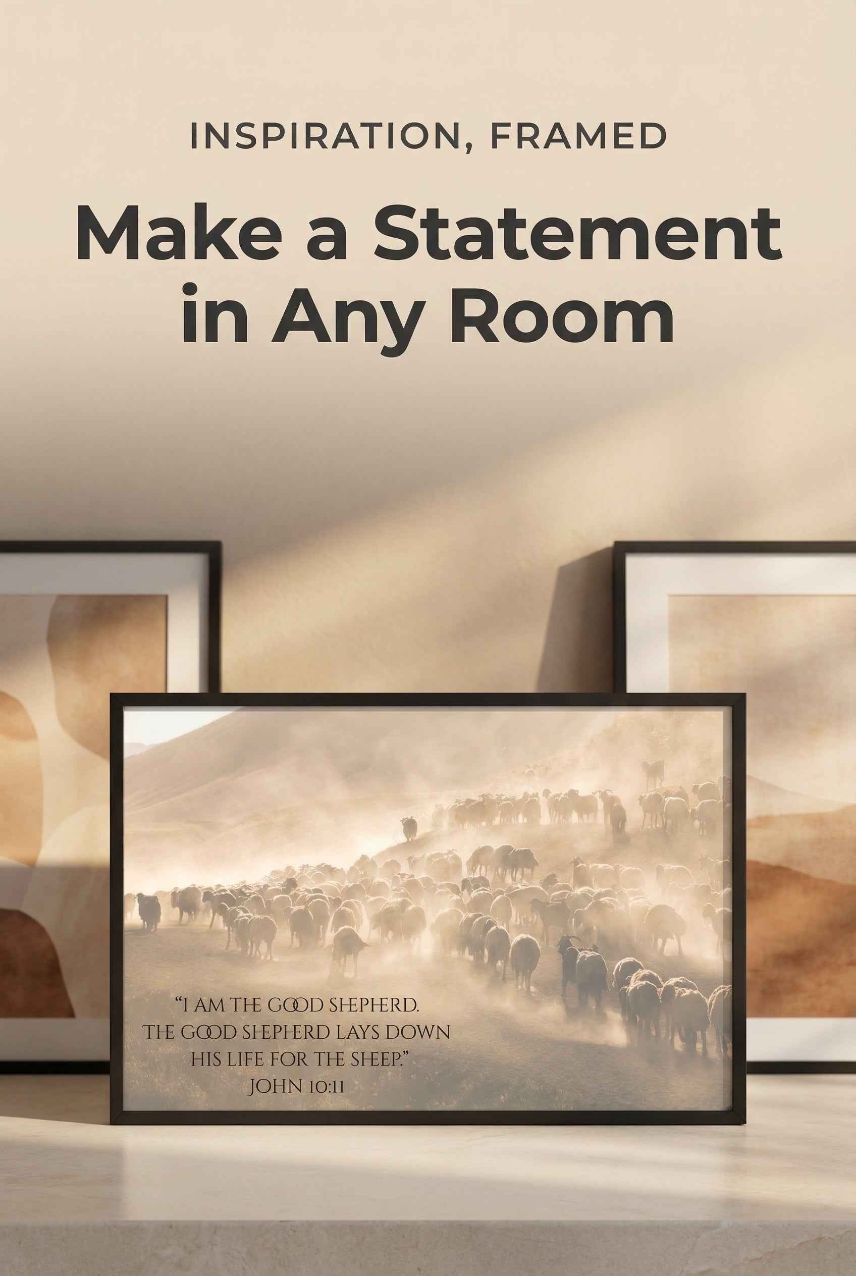 Framed Poster | I Am The Good Shepherd