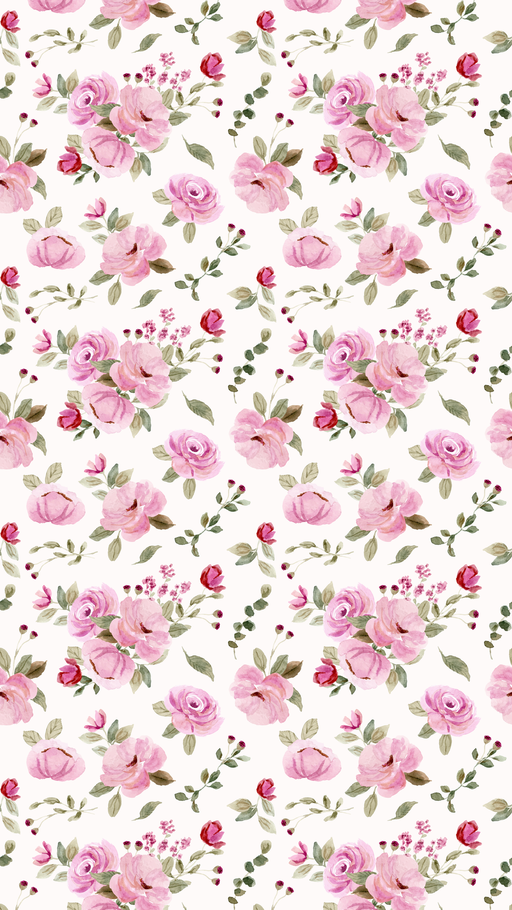 Pink Floral MagSafe tough case for iPhone