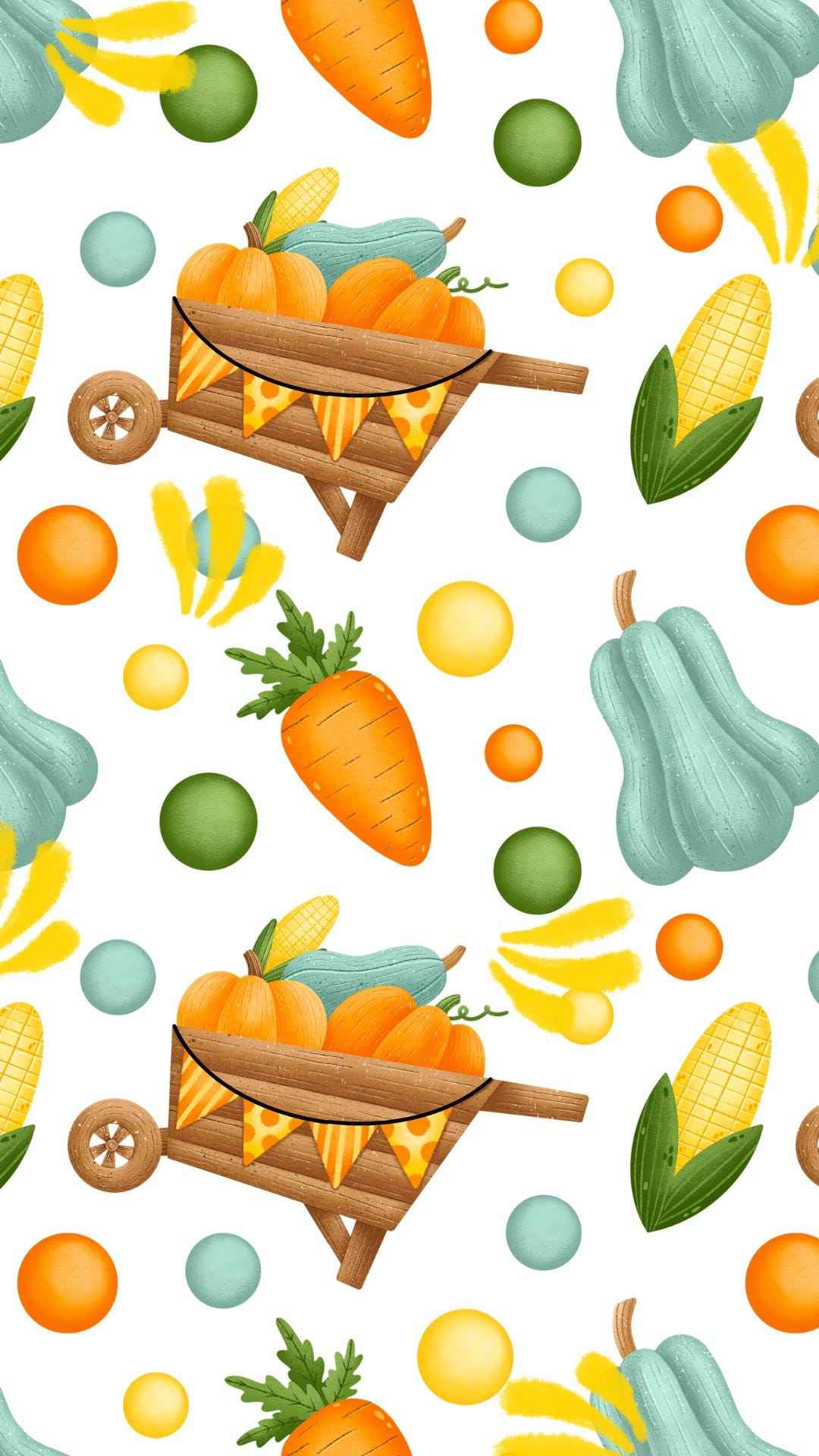 Hello Fall phone wallpaper set of 5 | IOS | Android