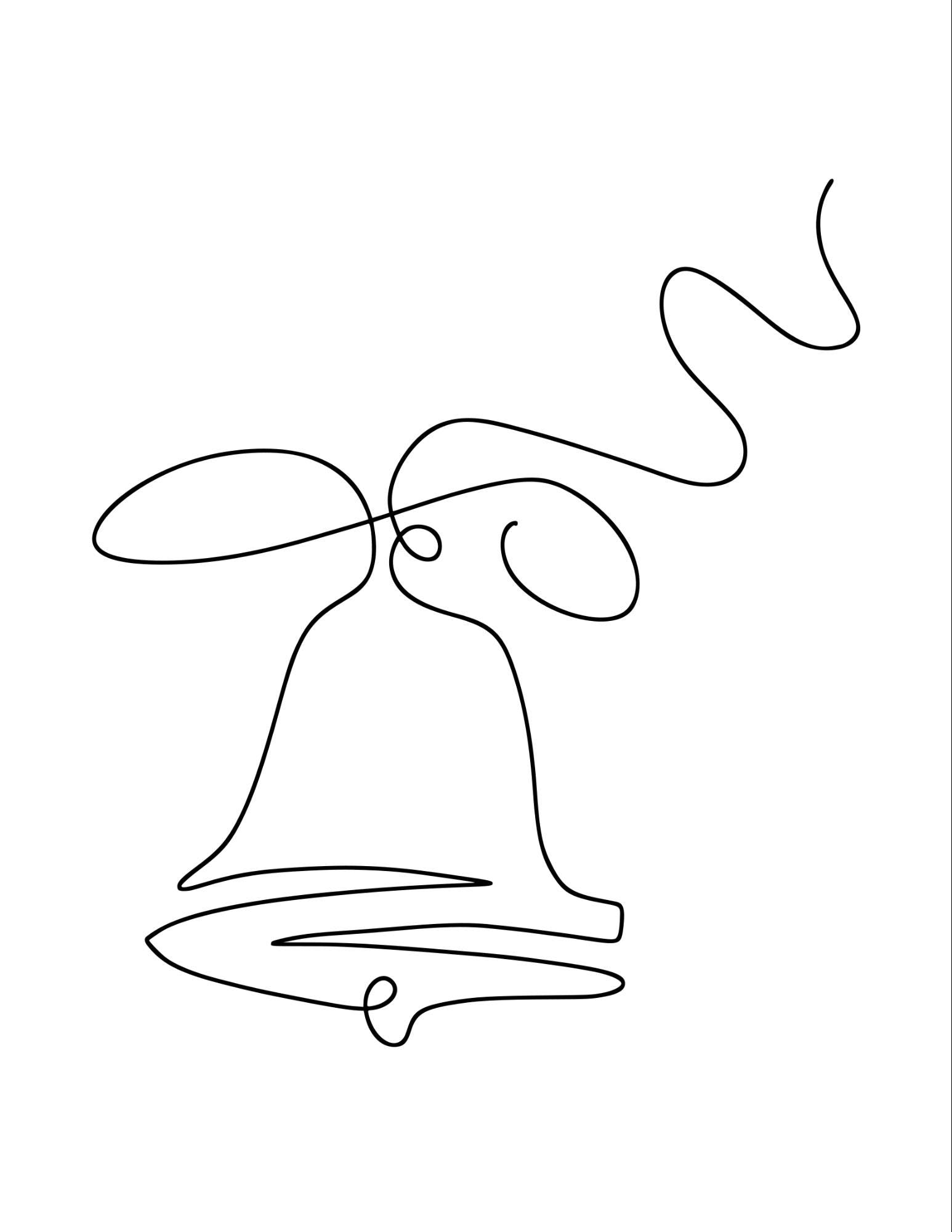 Line Art Christmas Designs | Multiple Aspect Ratios | Set of 6