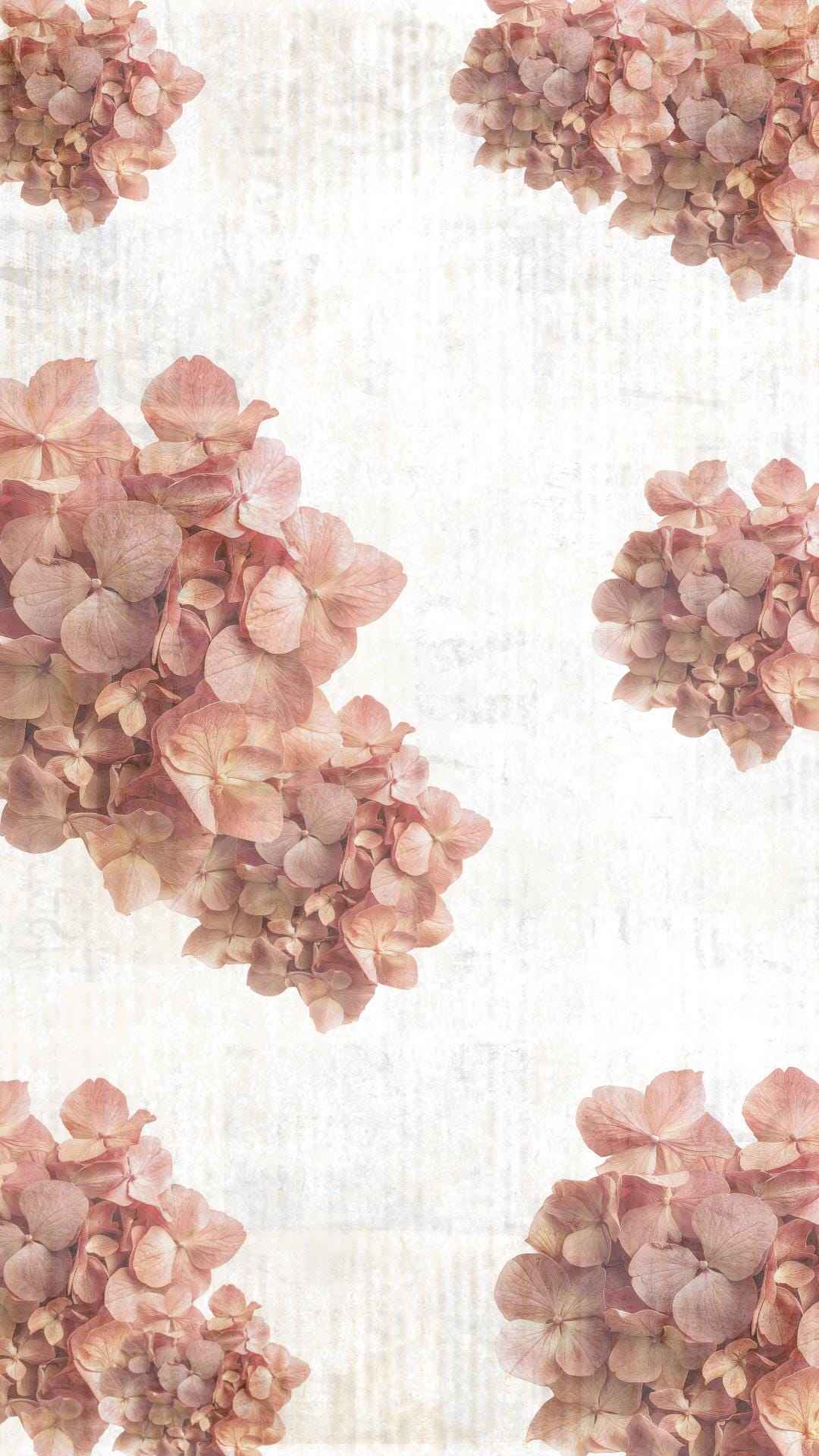 Vintage Flowers Phone Wallpaper | Set of 7 | iOS and Android | Digital Download