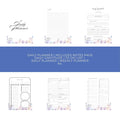Pastel Floral Daily & Weekly Planner: Printable A4 Organizer (6 Pages) Floral Daily Planner, Digital Planner Pages, Printable Floral Planner Pages