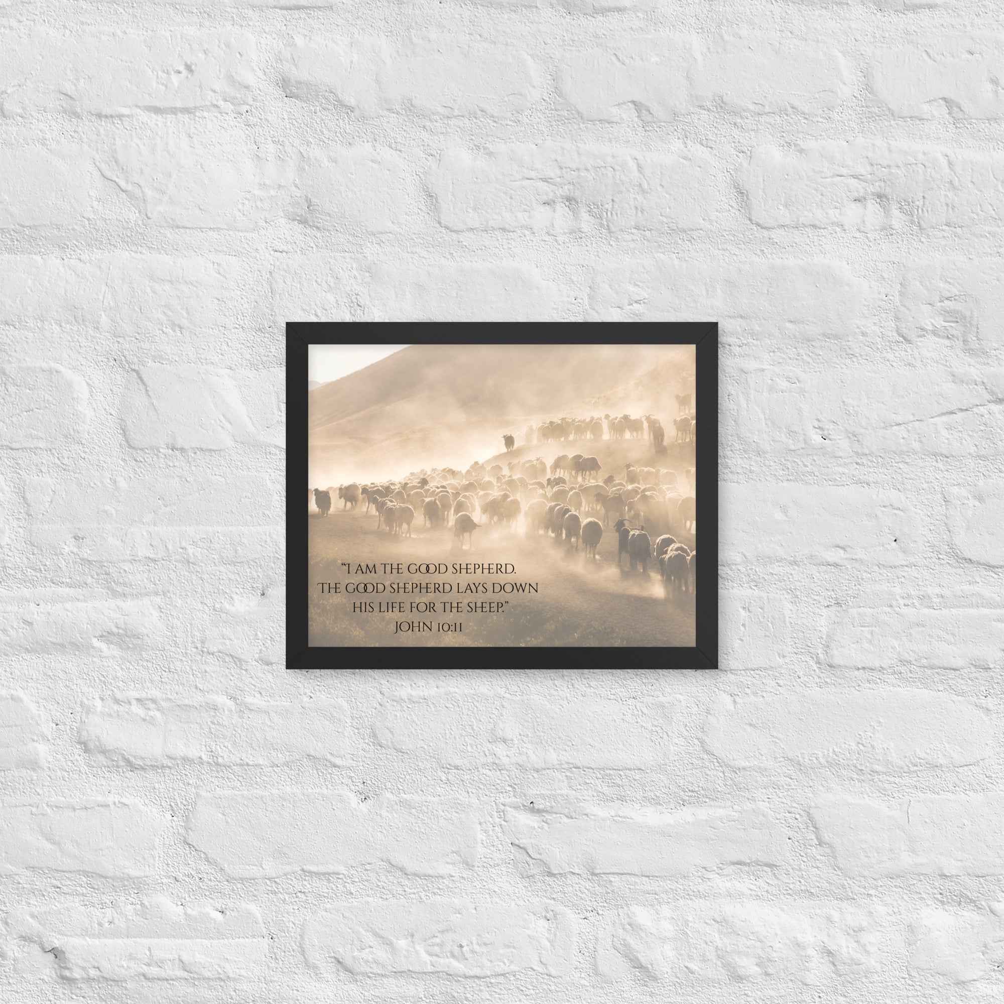 Framed Poster | I Am The Good Shepherd