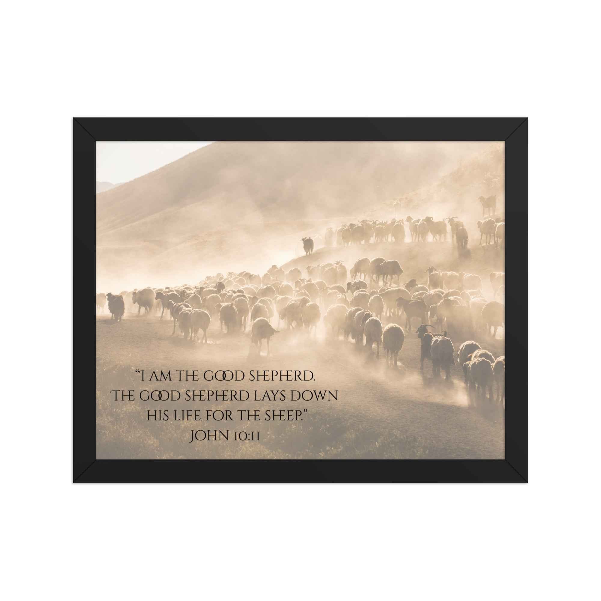 Framed Poster | I Am The Good Shepherd