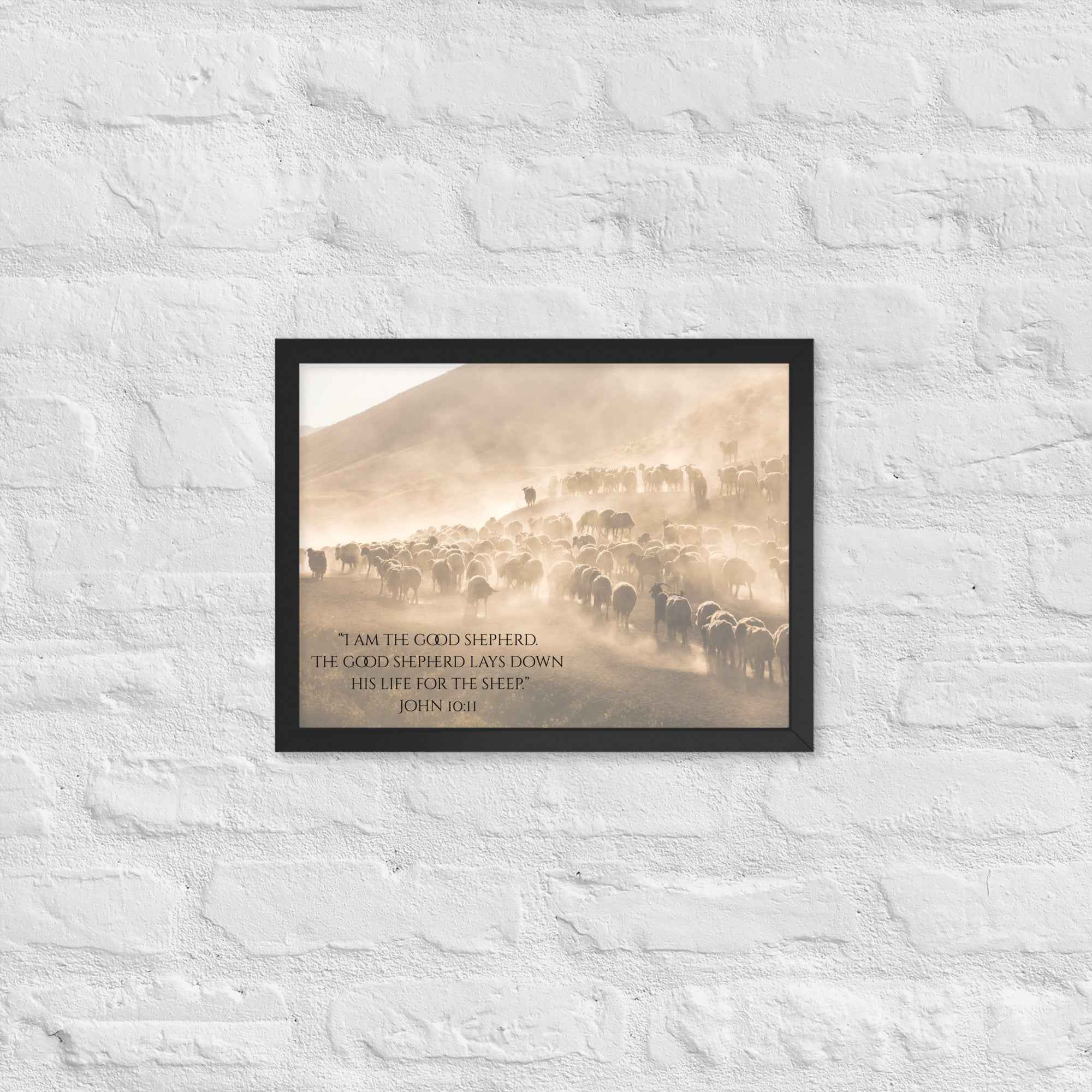 Framed Poster | I Am The Good Shepherd