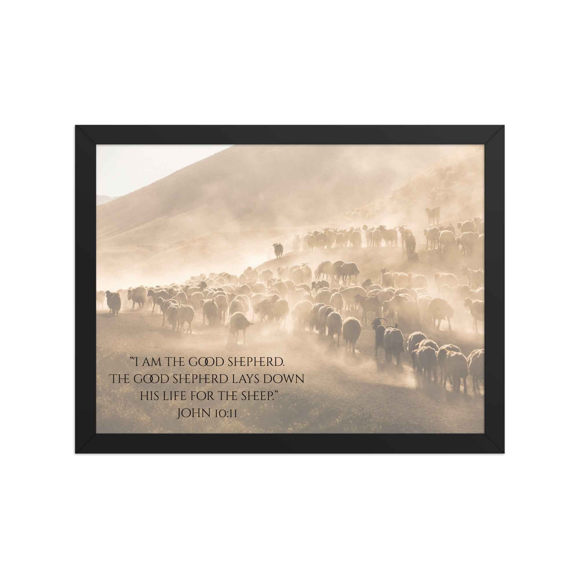 Framed Poster | I Am The Good Shepherd
