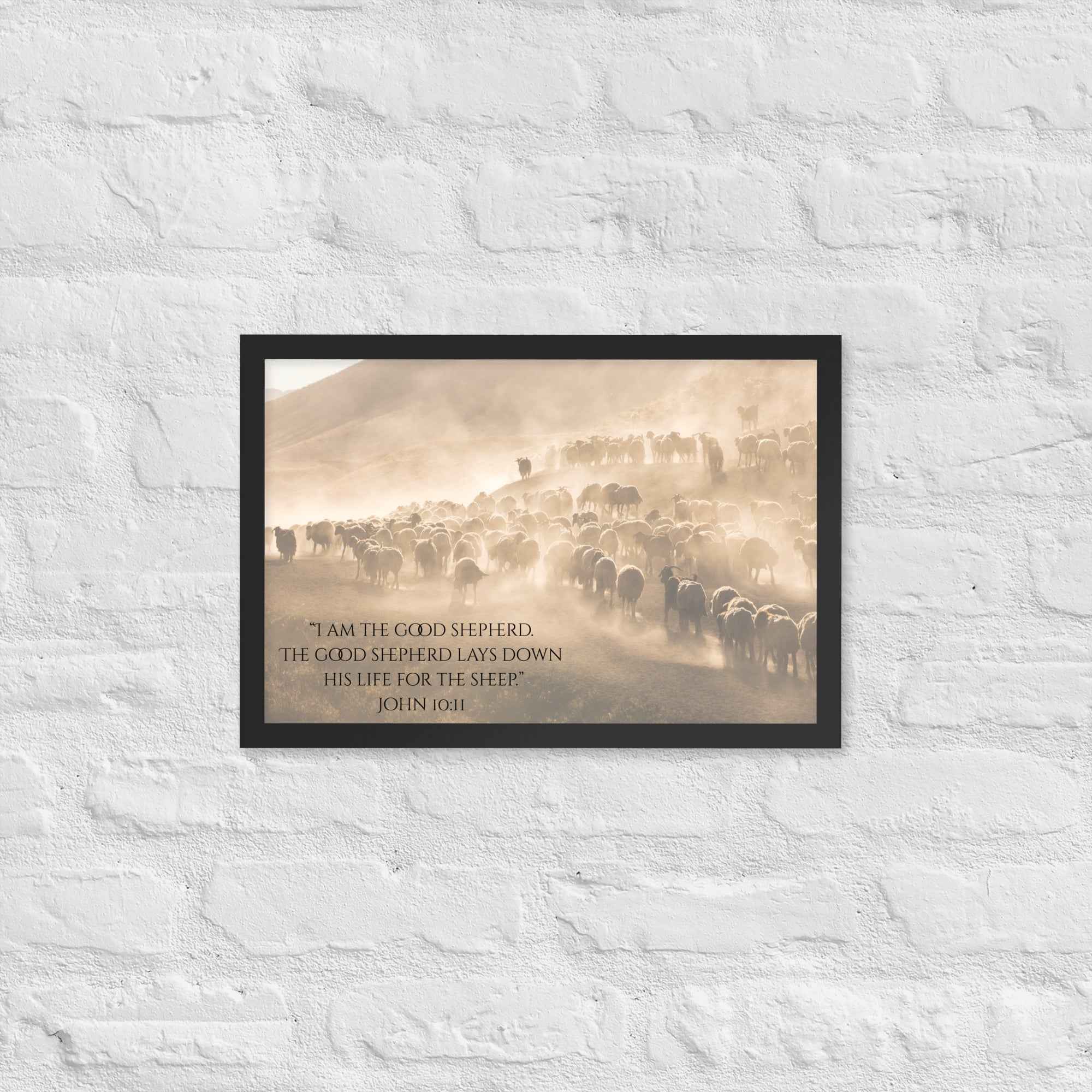 Framed Poster | I Am The Good Shepherd