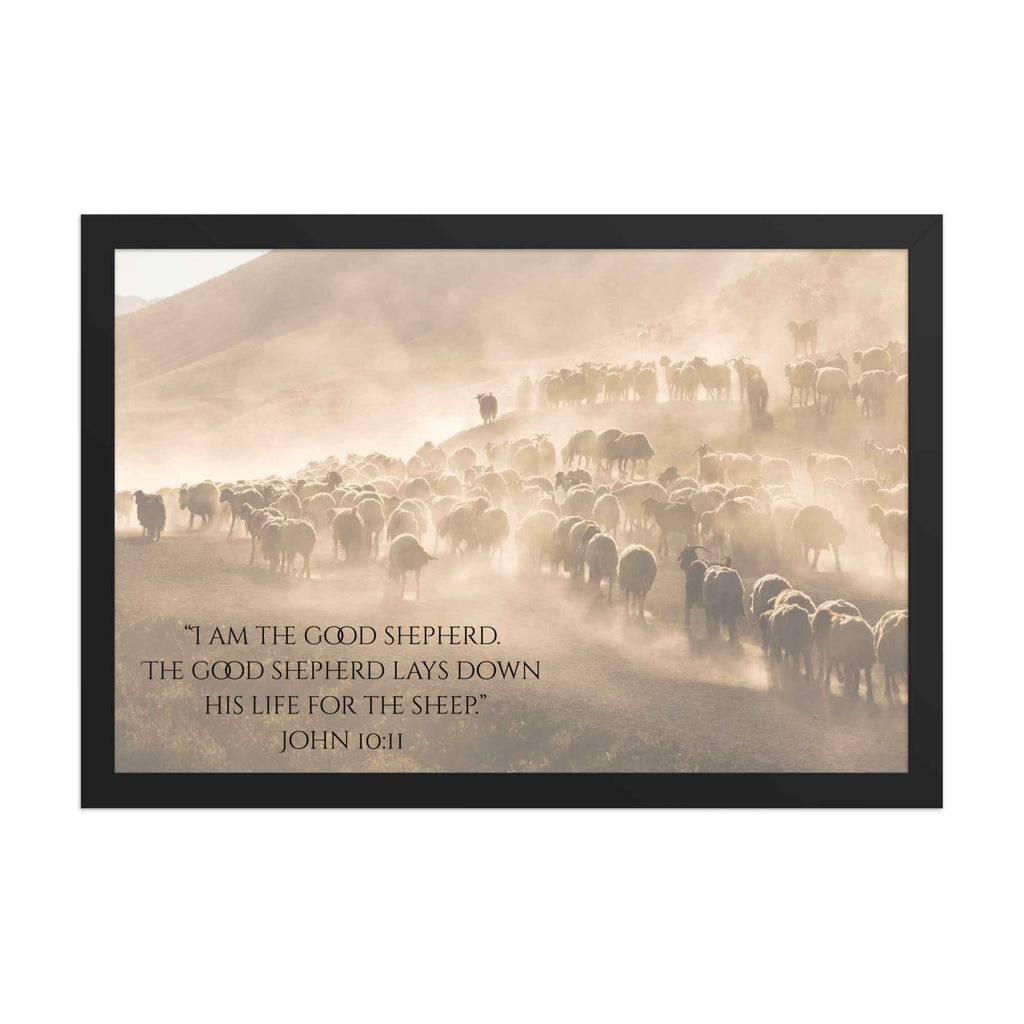 Framed Poster | I Am The Good Shepherd