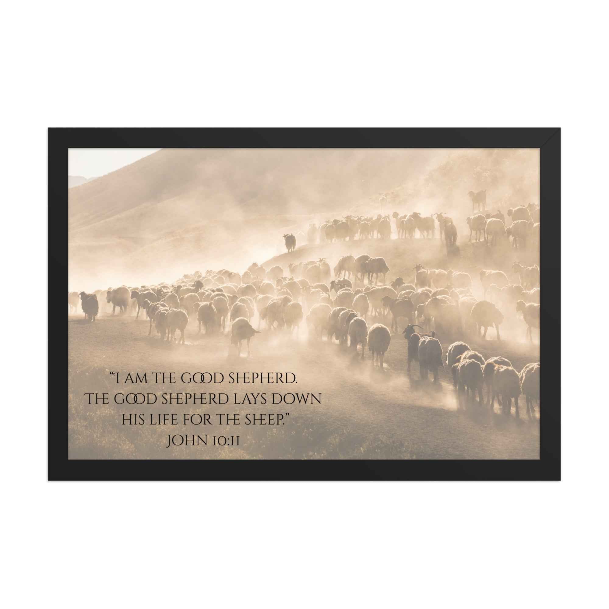 Framed Poster | I Am The Good Shepherd