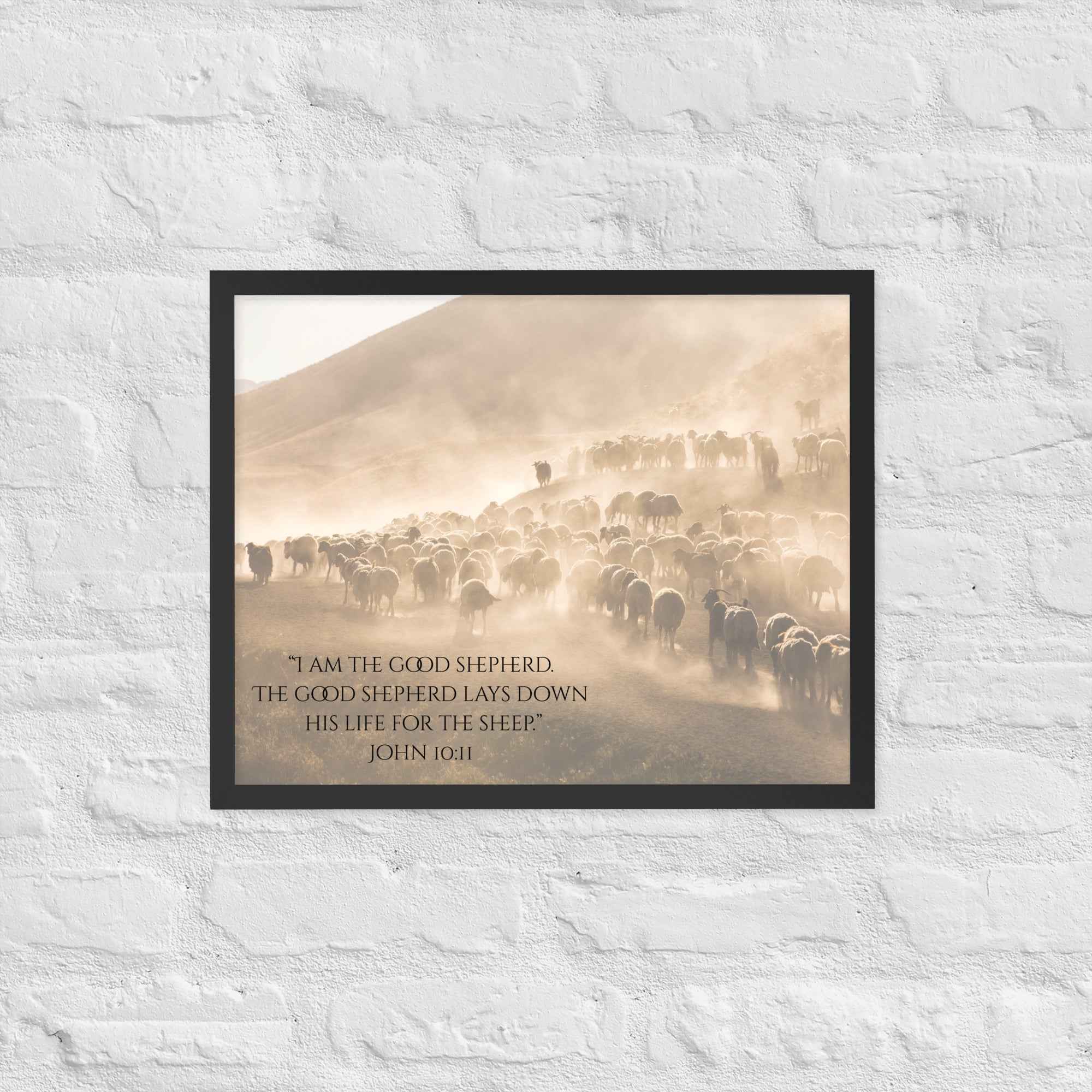 Framed Poster | I Am The Good Shepherd