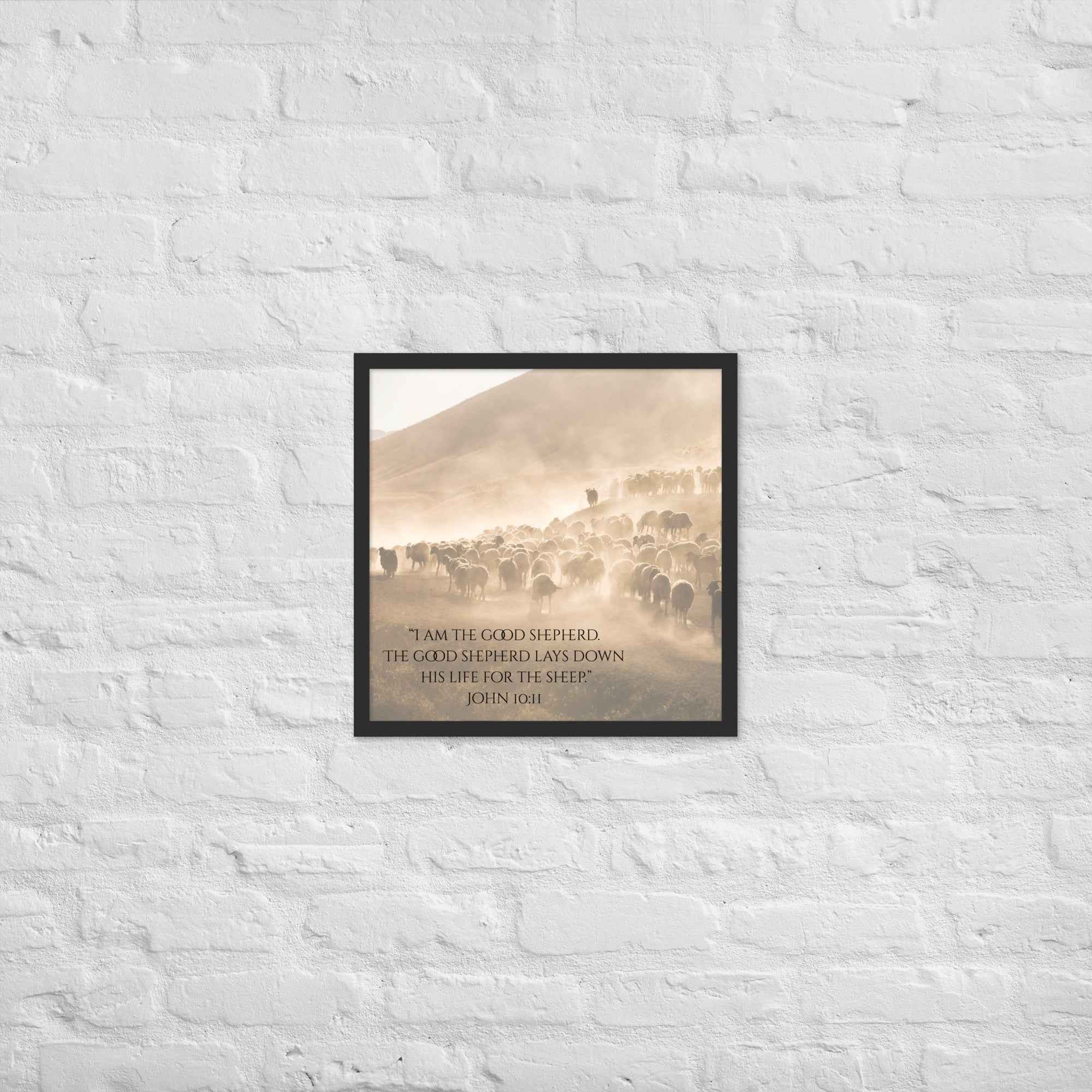 Framed Poster | I Am The Good Shepherd