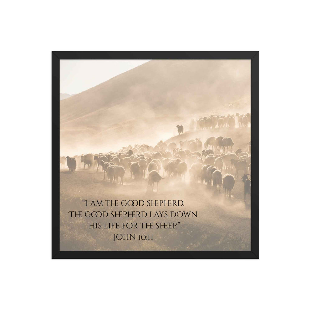 Framed Poster | I Am The Good Shepherd