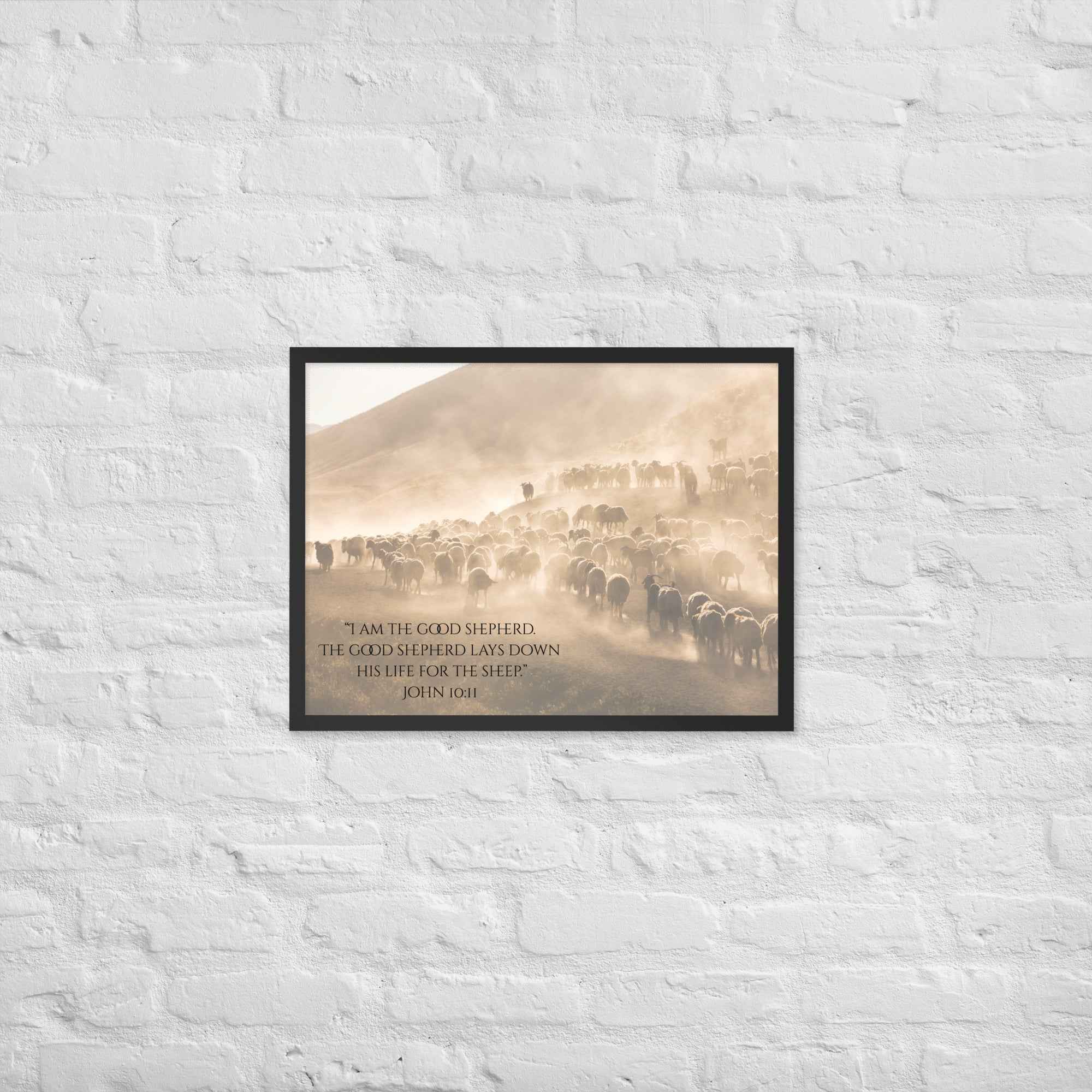 Framed Poster | I Am The Good Shepherd