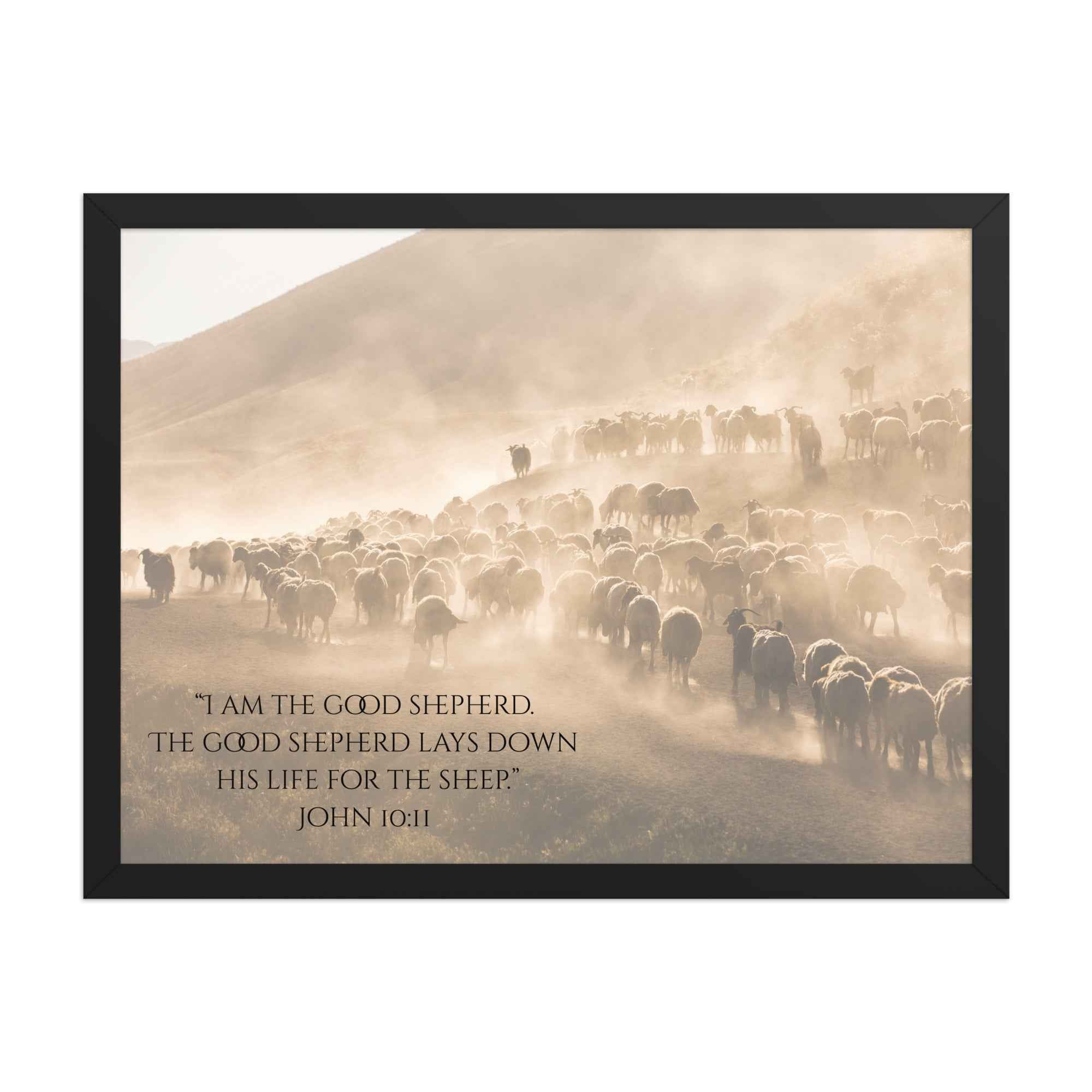 Framed Poster | I Am The Good Shepherd