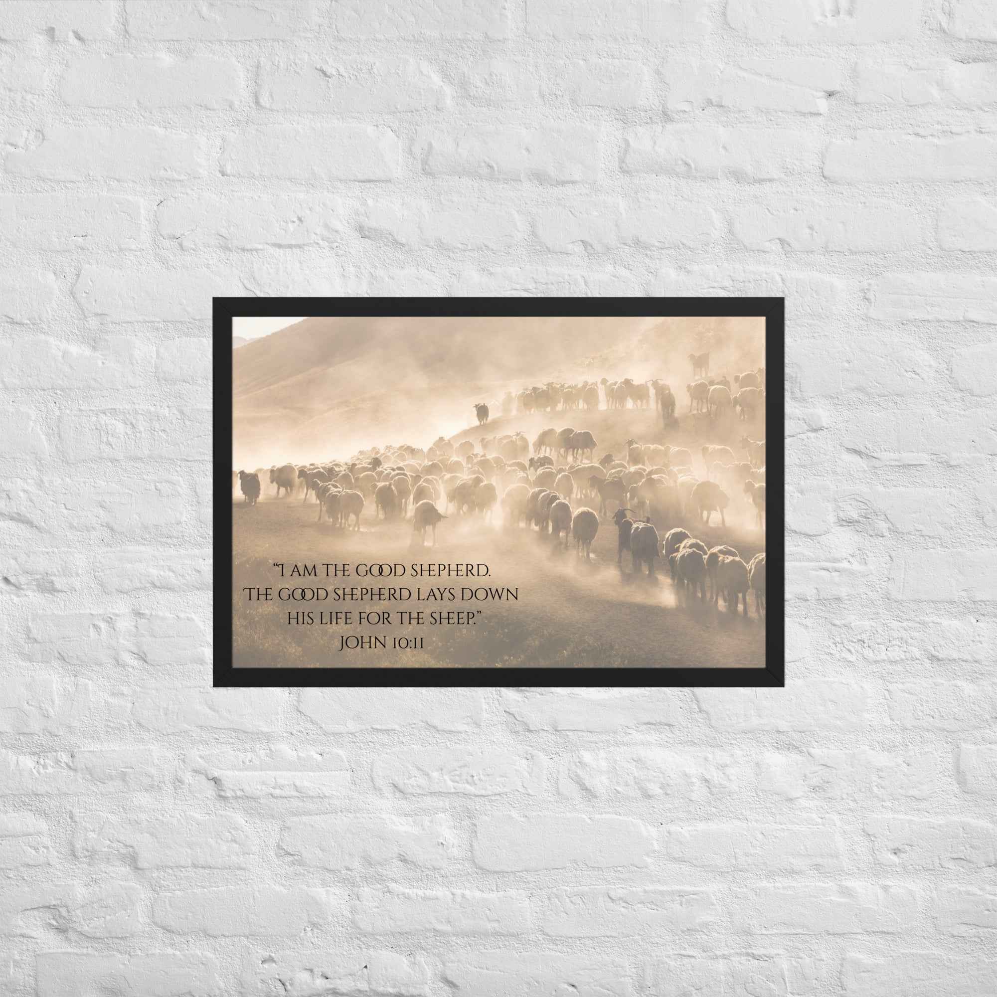 Framed Poster | I Am The Good Shepherd