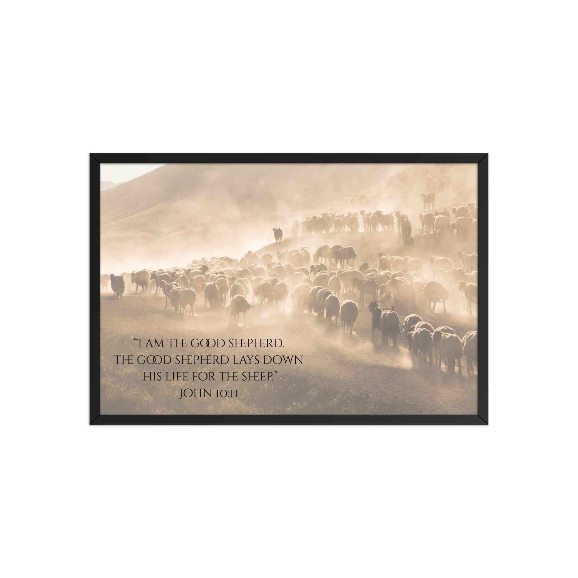 Framed Poster | I Am The Good Shepherd