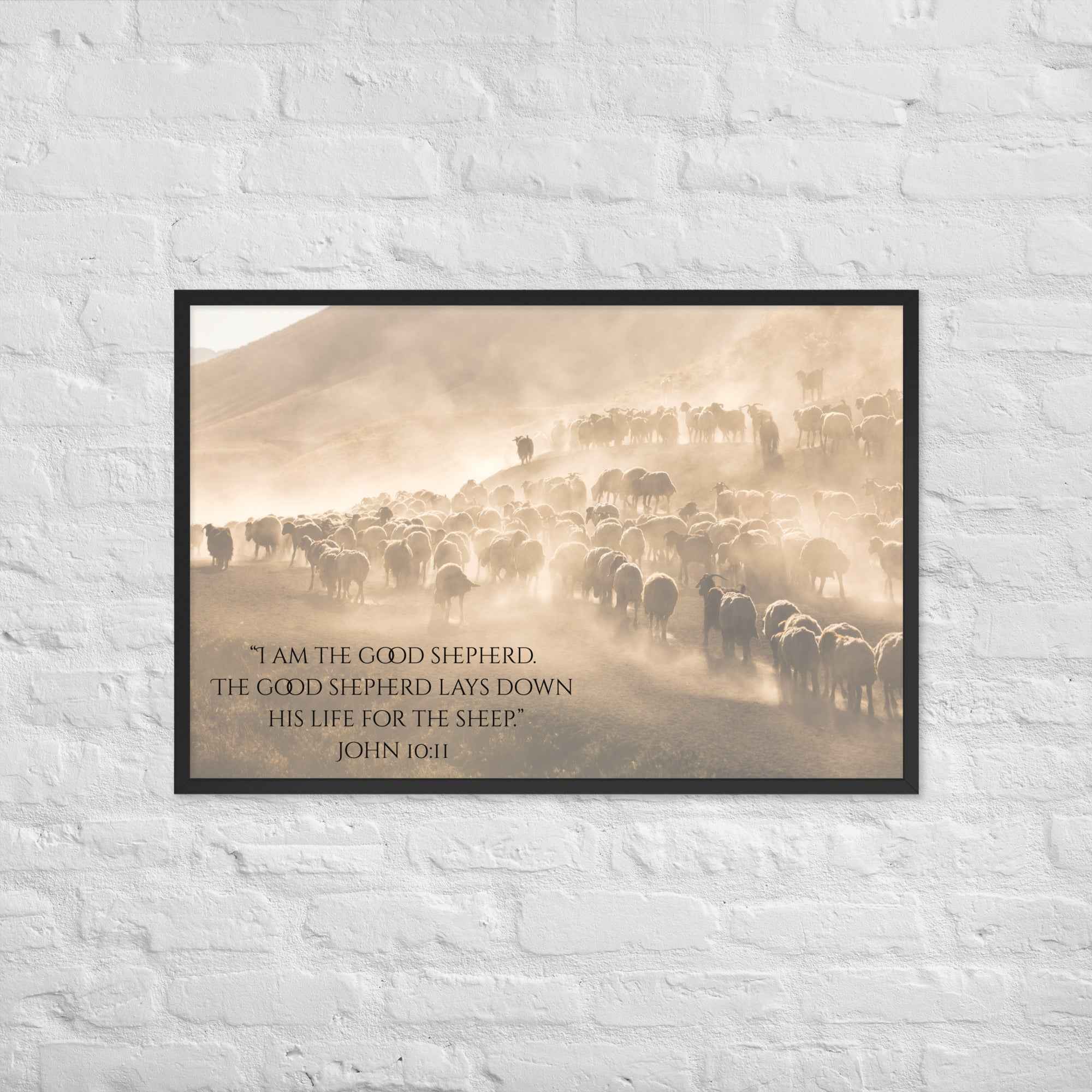 Framed Poster | I Am The Good Shepherd