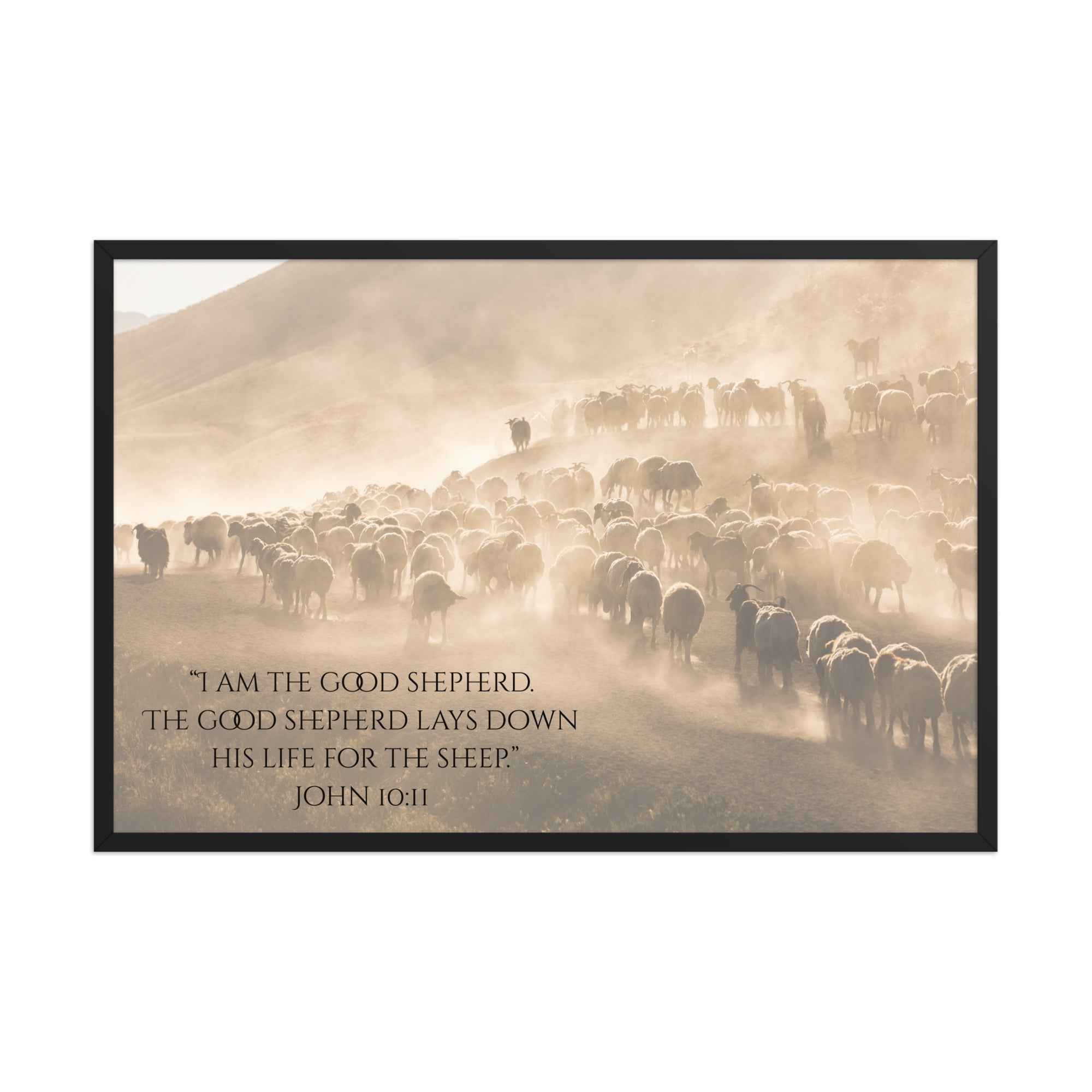 Framed Poster | I Am The Good Shepherd