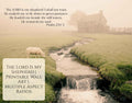 The Lord Is My Shepherd Psalm 23 Printable Wall Art, Christian Bible Verse Decor (Digital Download)