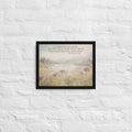 Consider The Lilies | Framed Wall Art, Multiple Aspect Ratios,Floral Farmhouse wall art, Scripture Verse Wall Art