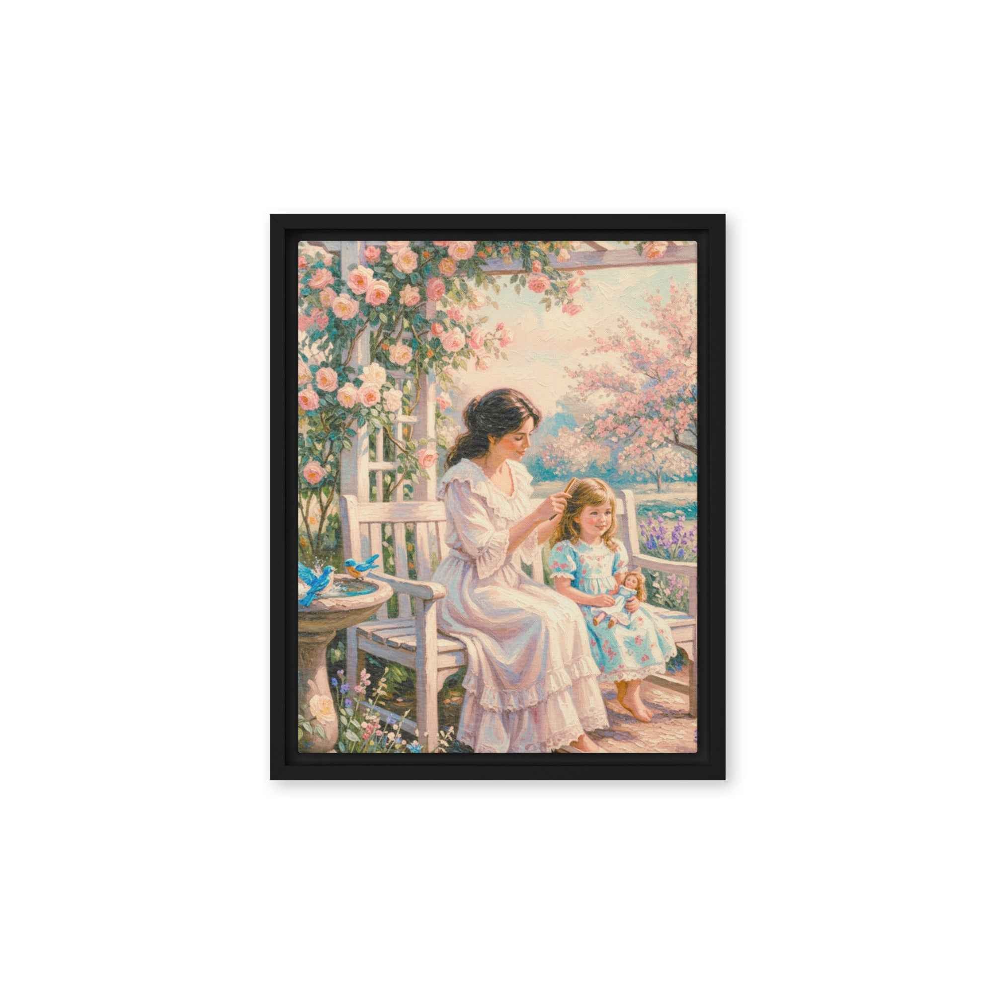 Mommy and Me | Framed Canvas