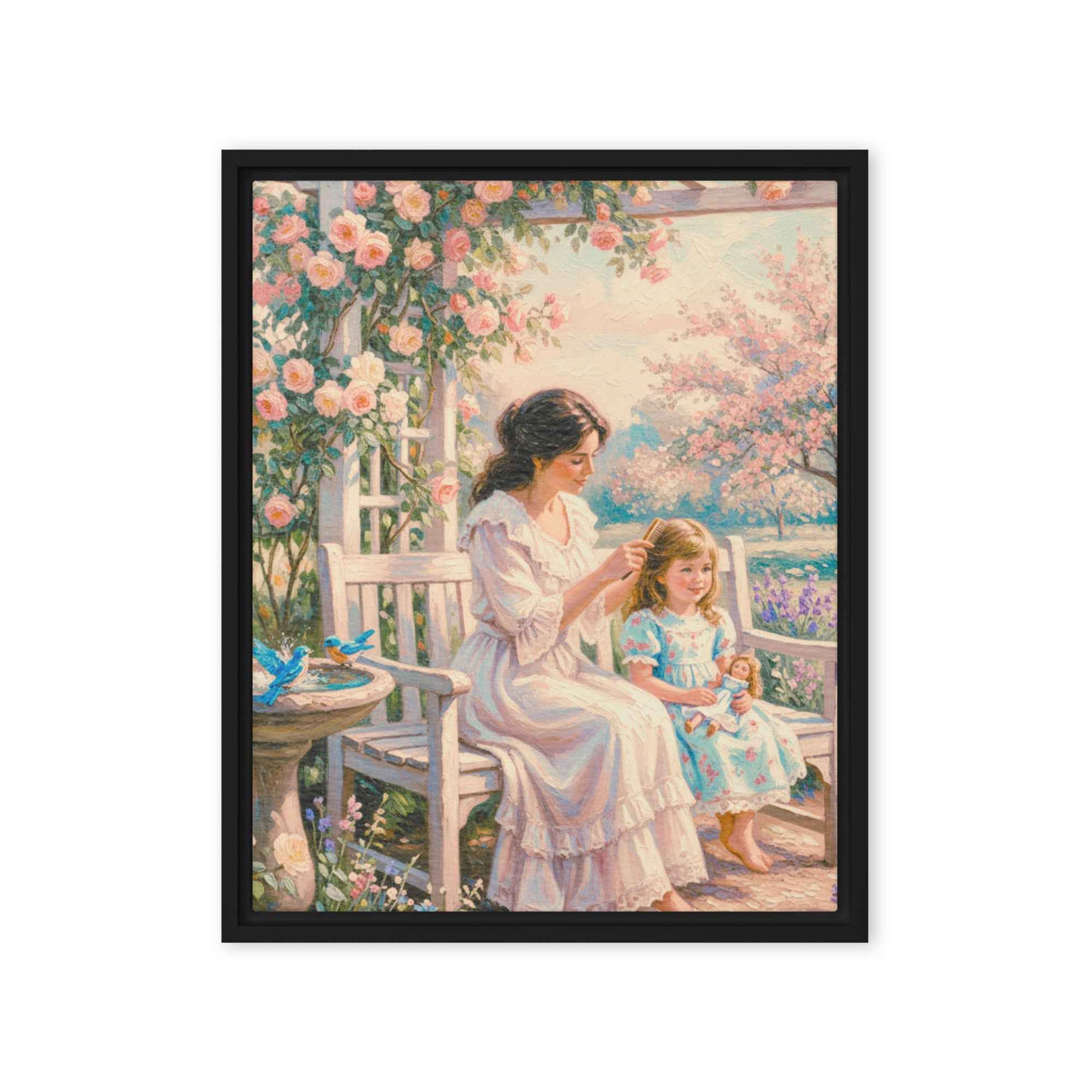 Mommy and Me | Framed Canvas