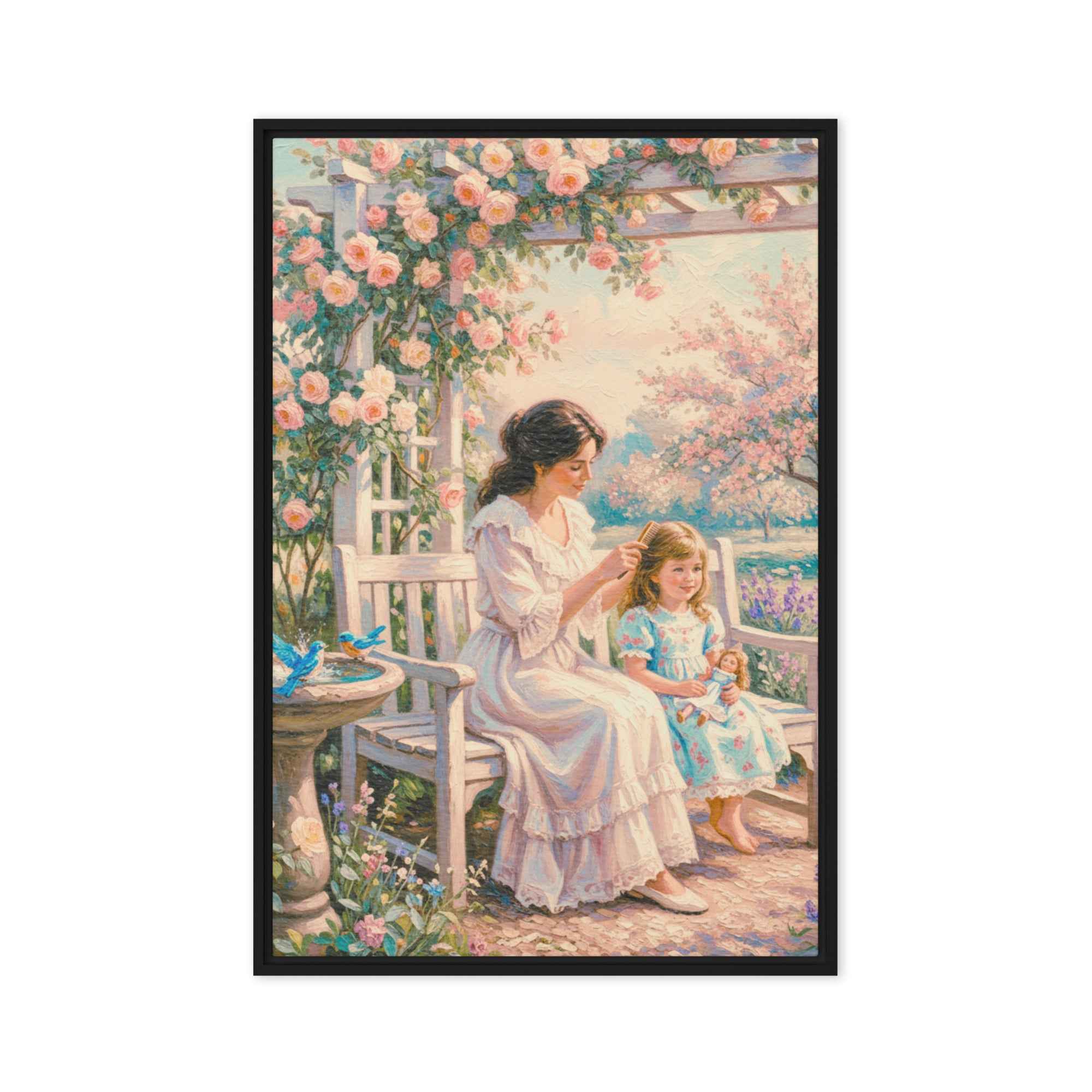 Mommy and Me | Framed Canvas