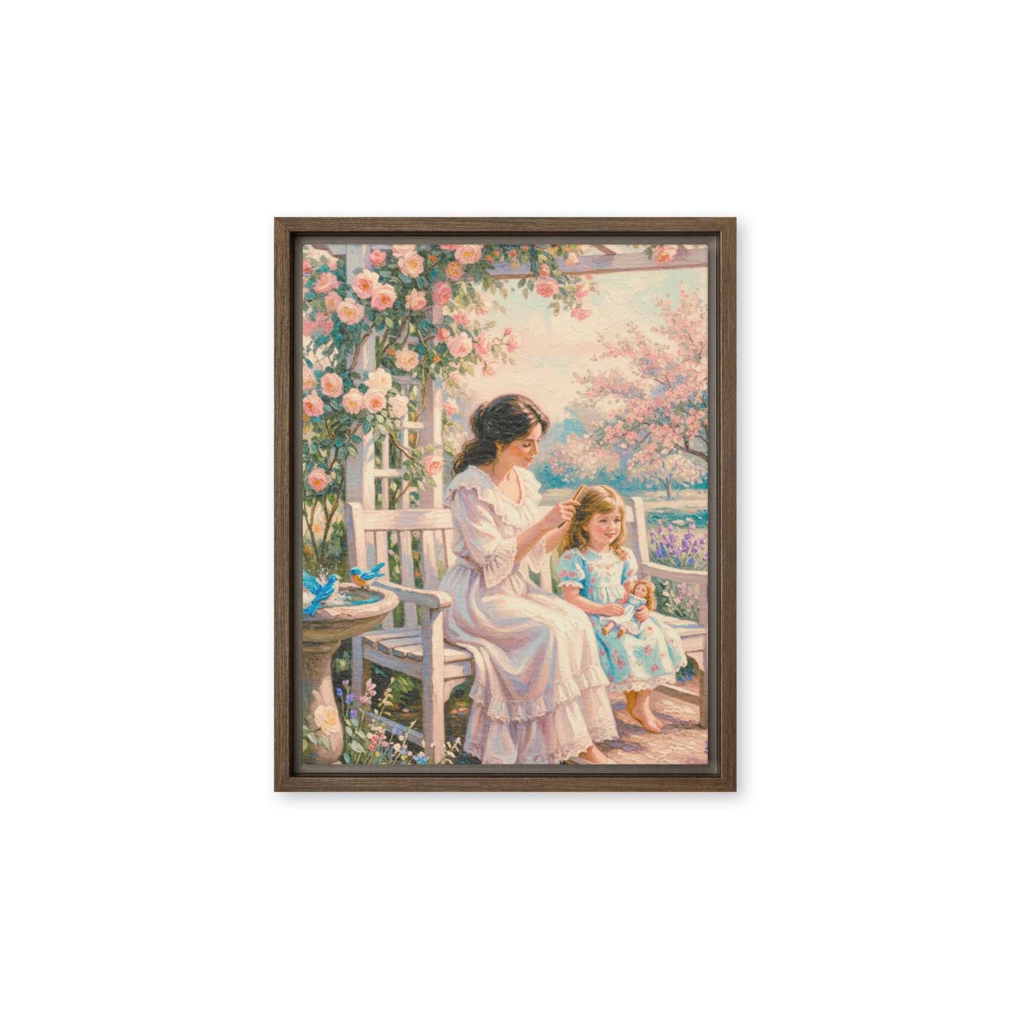 Mommy and Me | Framed Canvas