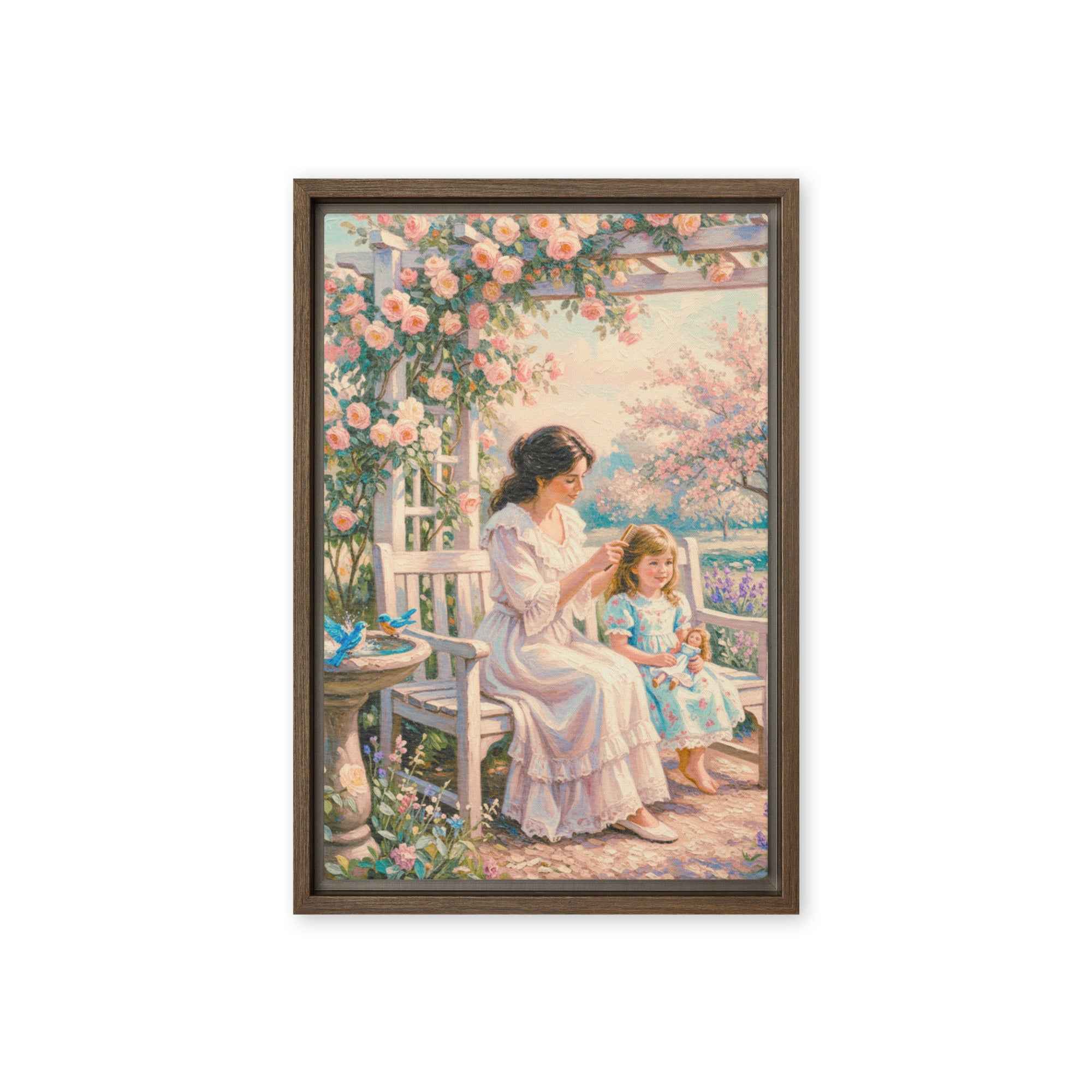 Mommy and Me | Framed Canvas
