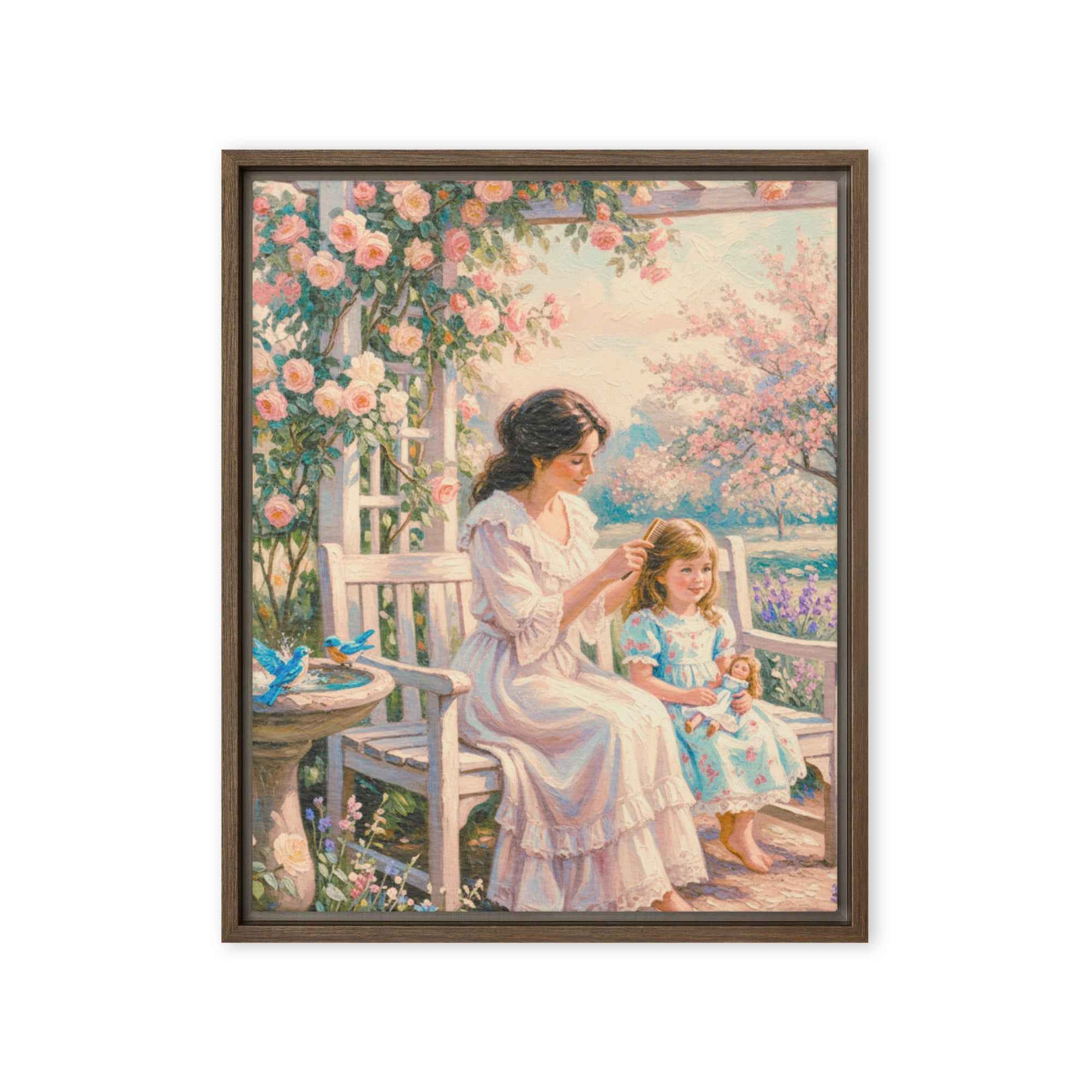 Mommy and Me | Framed Canvas