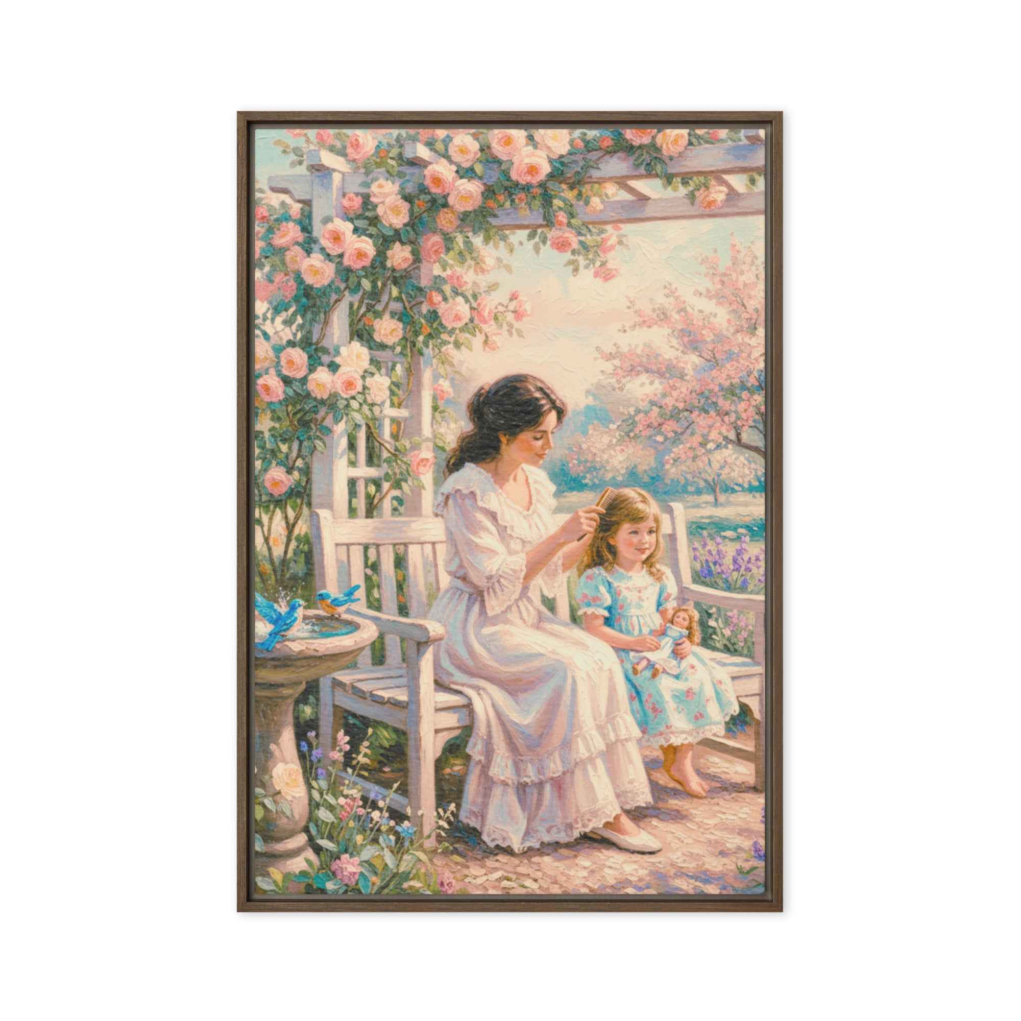 Mommy and Me | Framed Canvas
