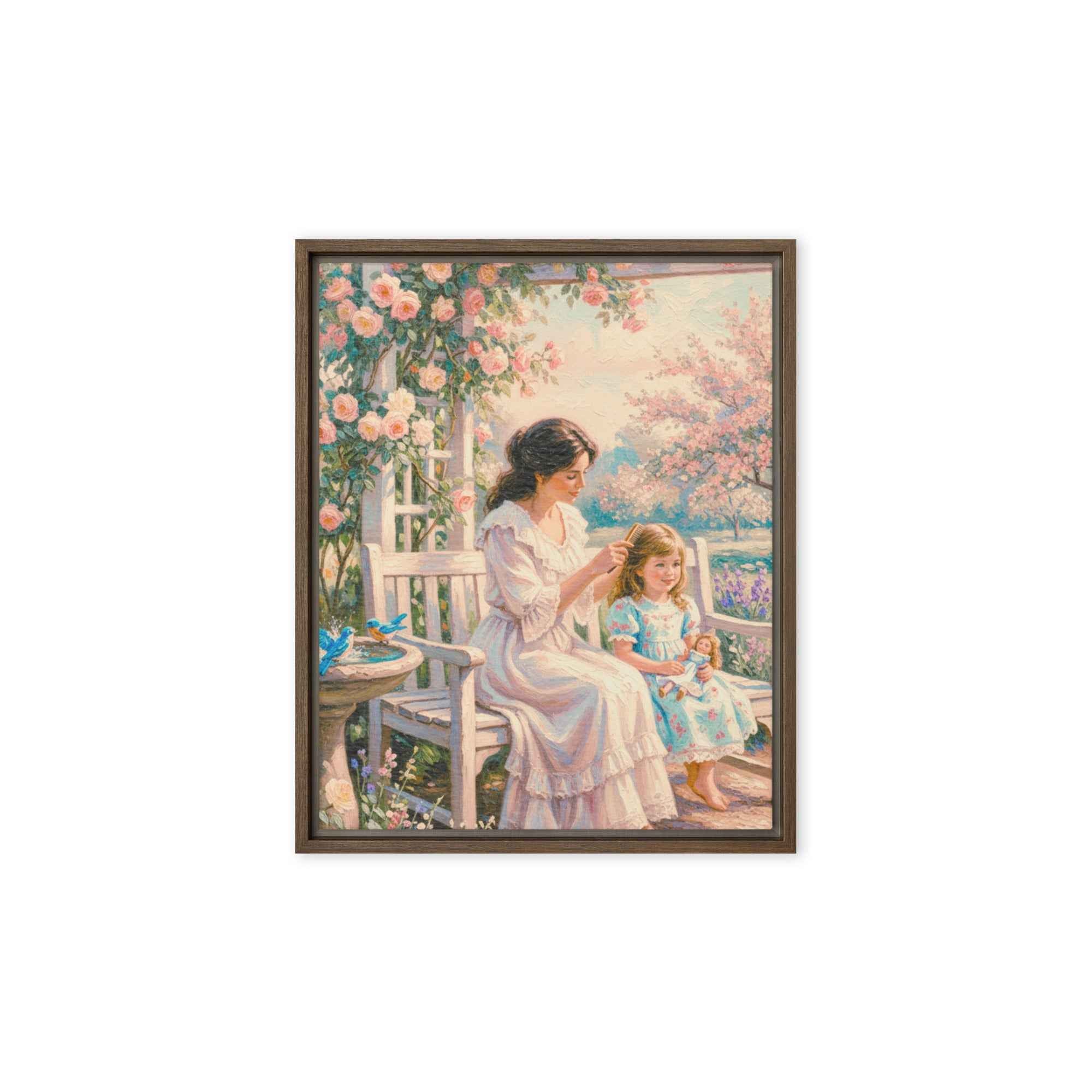 Mommy and Me | Framed Canvas