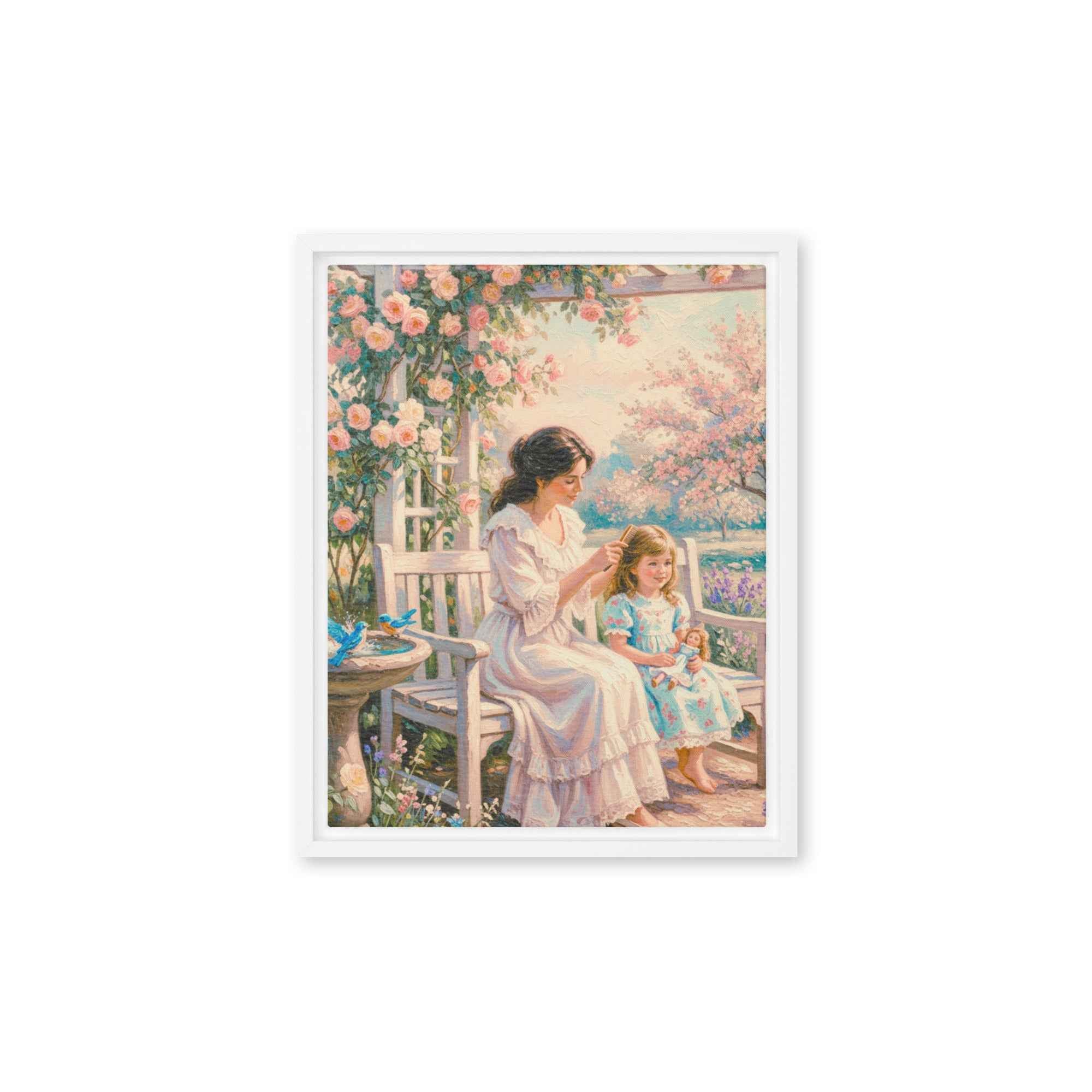 Mommy and Me | Framed Canvas