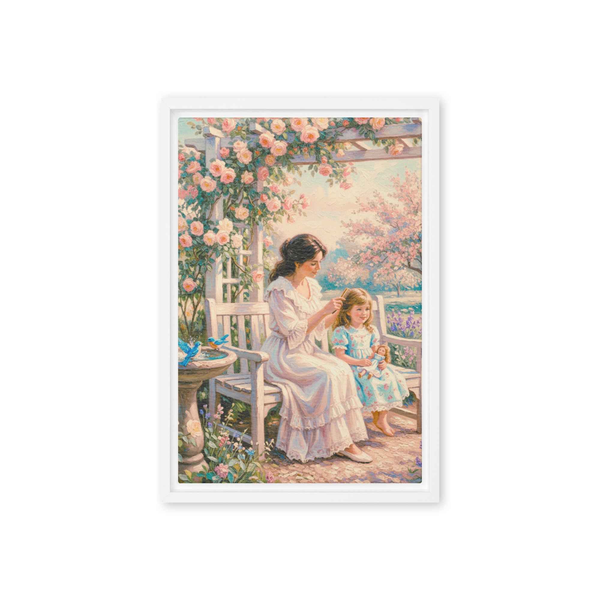 Mommy and Me | Framed Canvas
