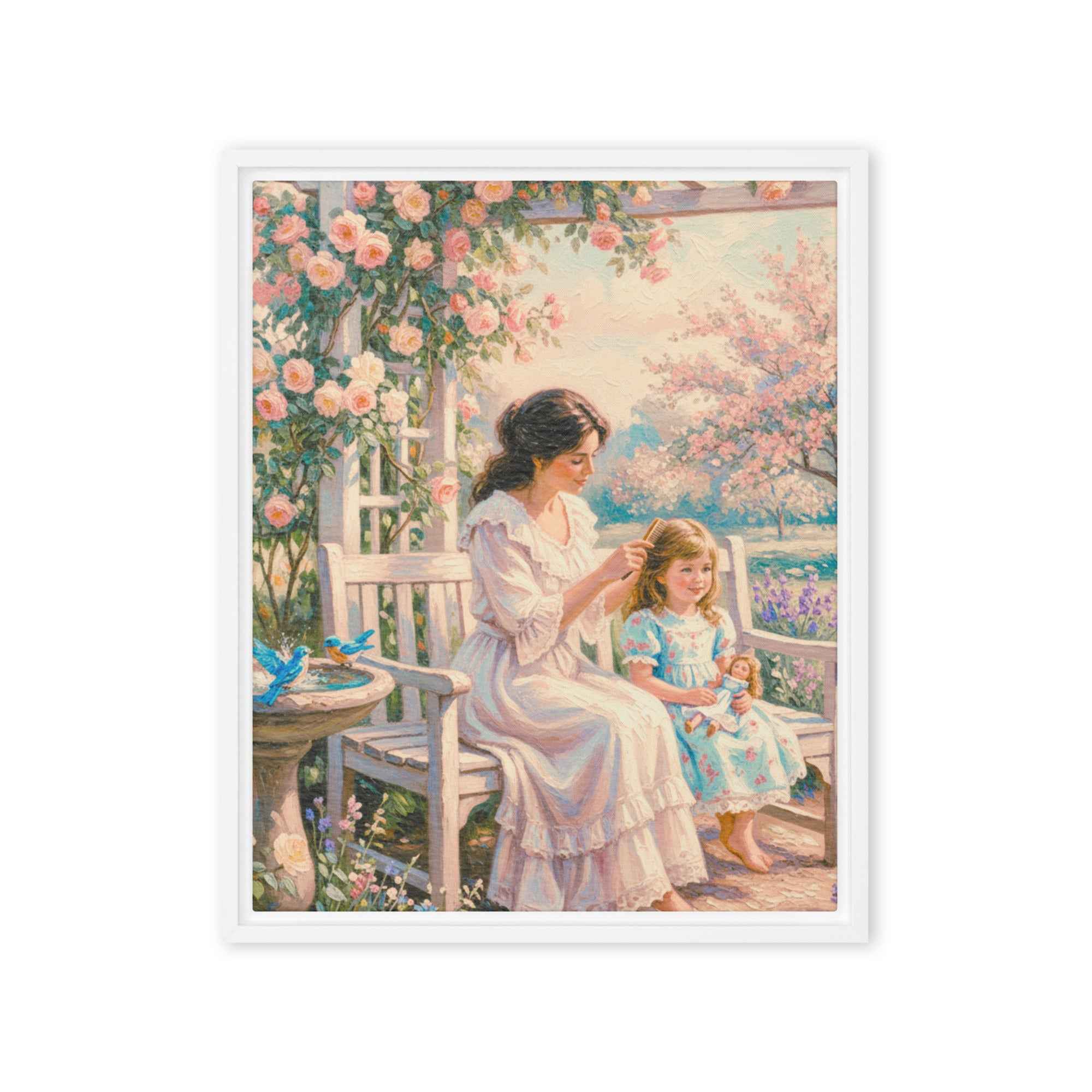 Mommy and Me | Framed Canvas