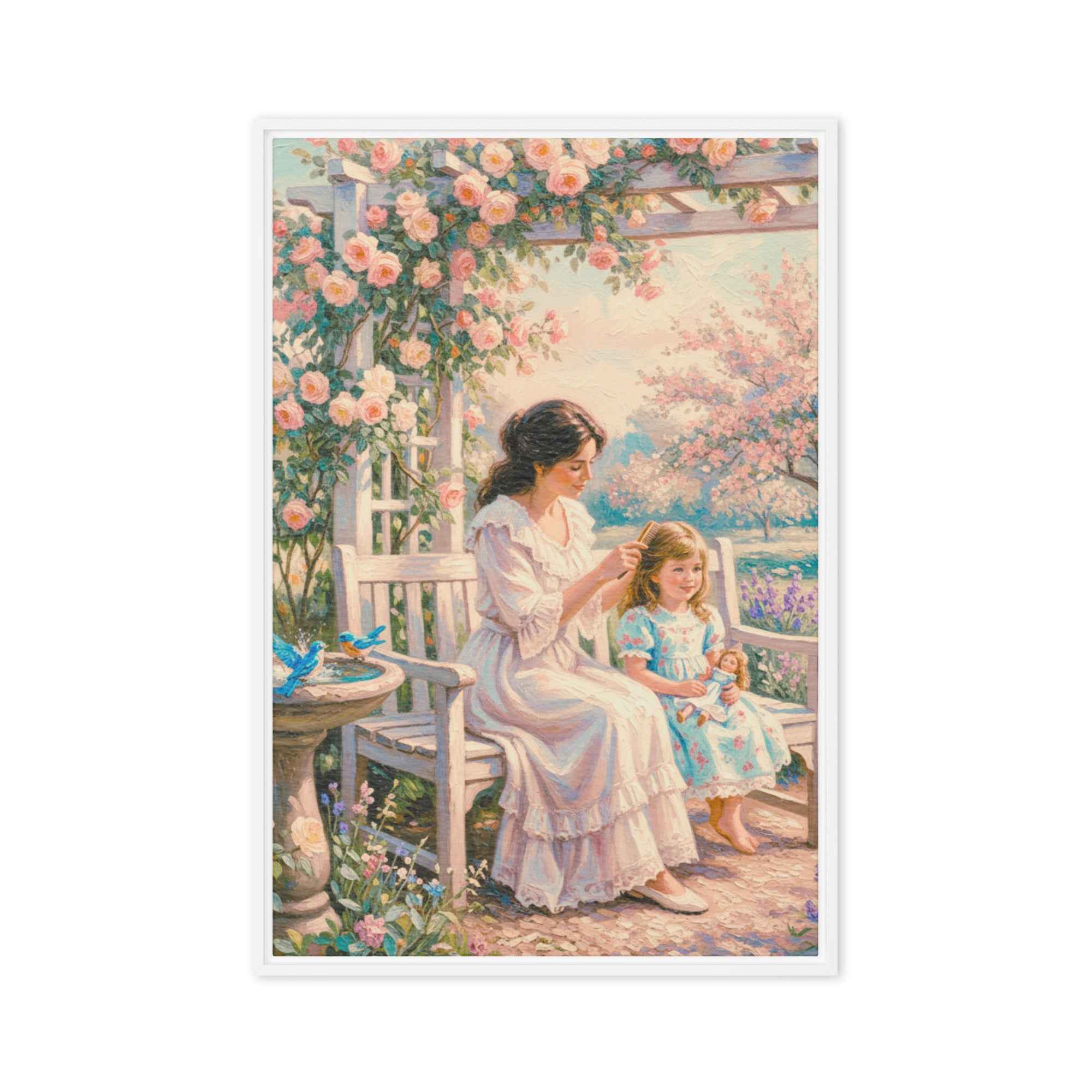 Mommy and Me | Framed Canvas