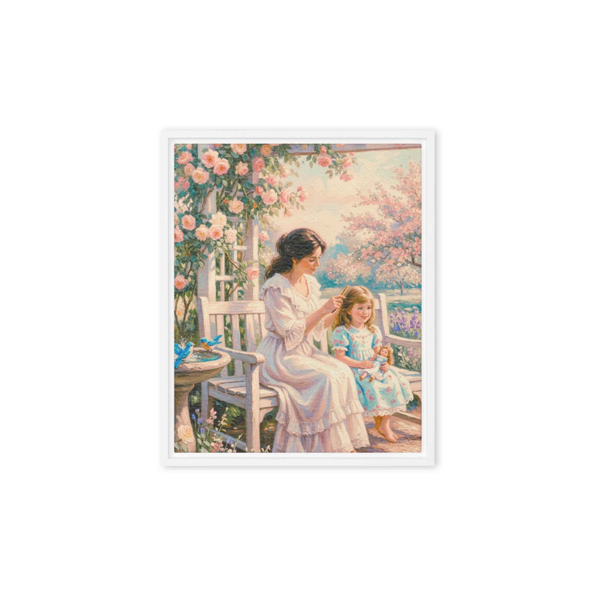 Mommy and Me | Framed Canvas